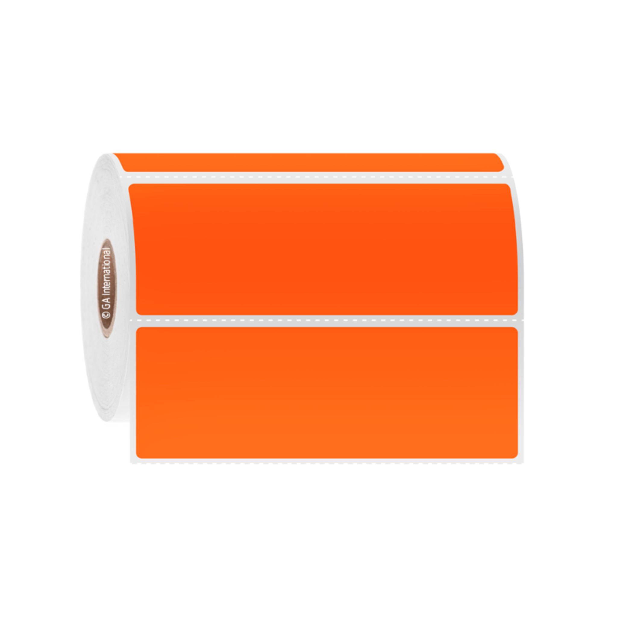 LabTAG 4" x 1.375" DT Cryogenic Labels (Orange) DFPC-129C1-1OR