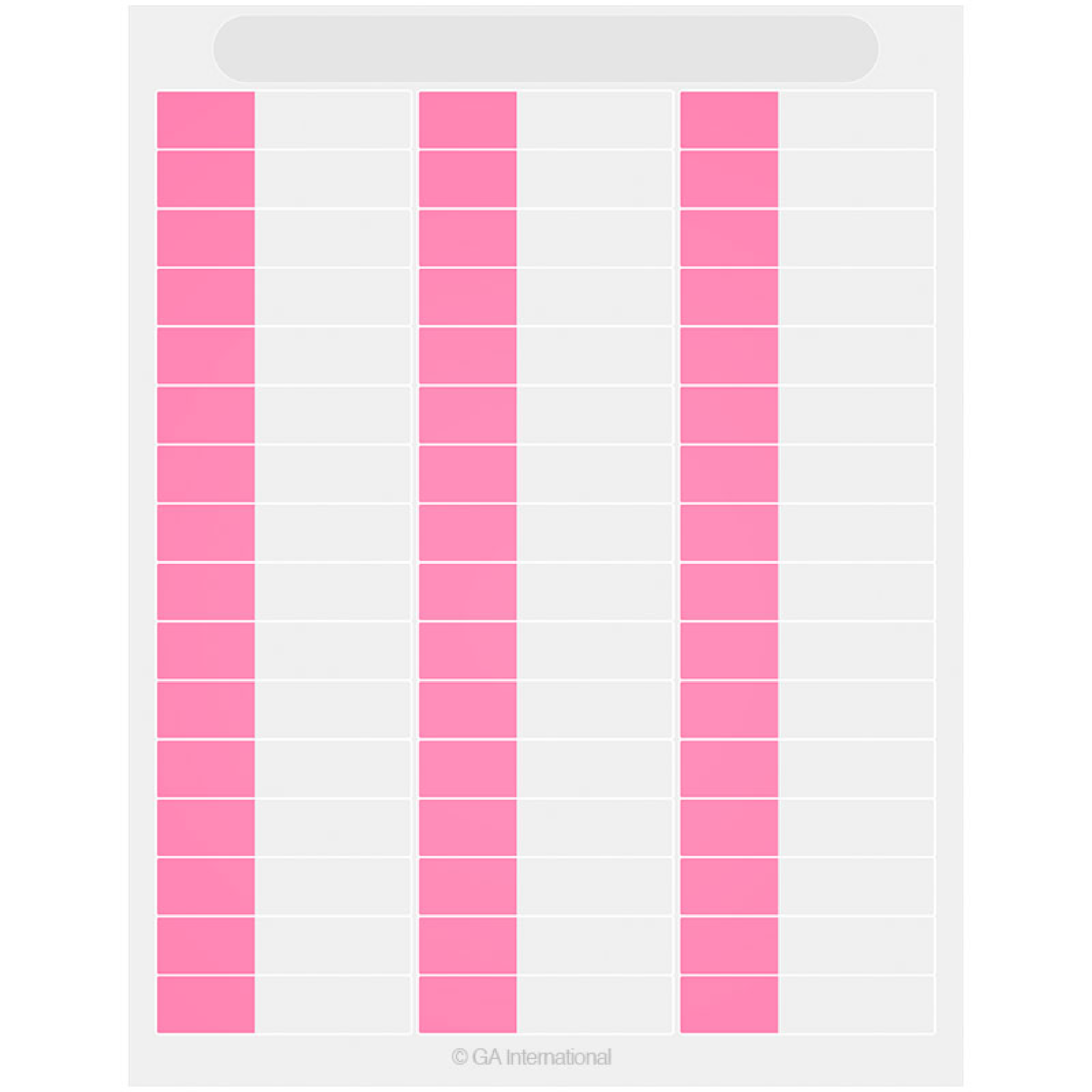 LabTAG 1″ x 0.6″+ 1.6″ Wrap Autoclave-Resistant Cryogenic Laser Labels (Pink) DFSL-65PI