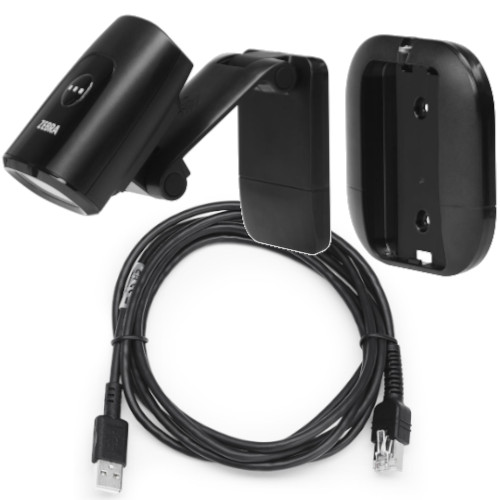 Zebra DS5502 Fixed Mount Scanner [Scanner with USB Cable and 3-in-1 Mount] DS5502-SR4US70MMZW