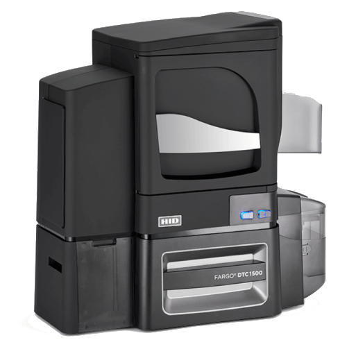 HID Fargo DTC1500 Dual-Sided ID Card Printer [L1 Lamination] 051412