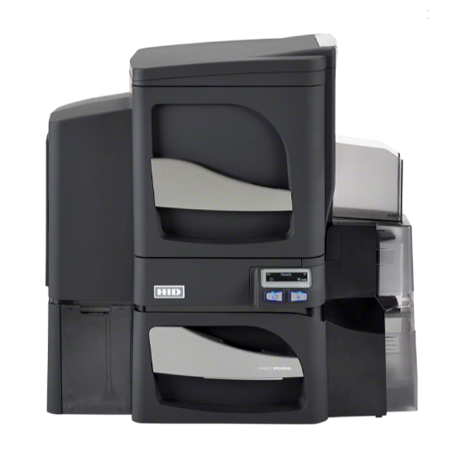 HID Global DTC4500e Single-Sided ID Card Printer [Omnikey 5122 Encoder] 055040