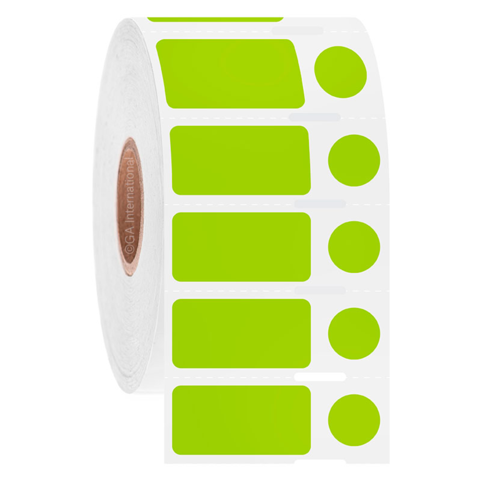 LabTAG 1″ x 0.5" + 0.375'' DT Cryo Labels (Green Apple) DTU-183NOTC1-1GA