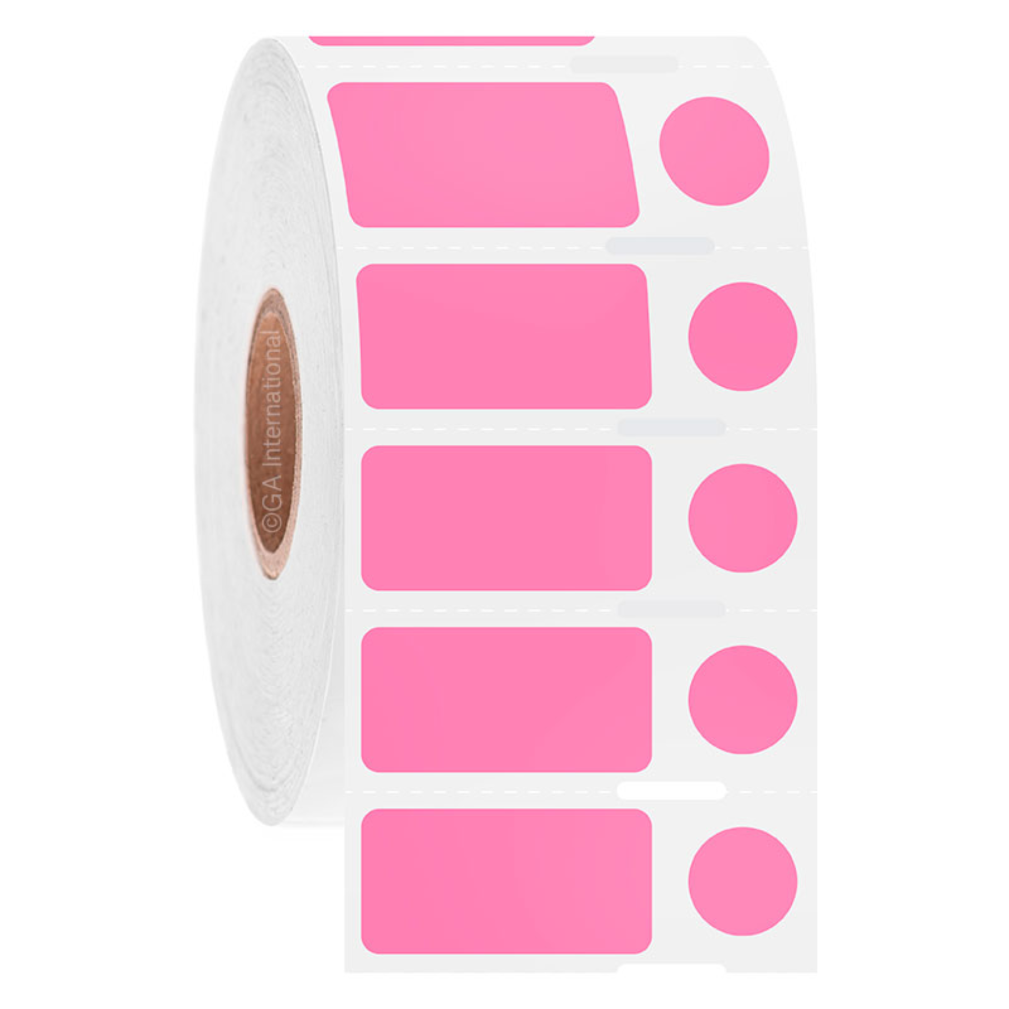 LabTAG 1″ x 0.5" + 0.375'' DT Cryo Labels (Pink) DTU-183NOTC1-1PI