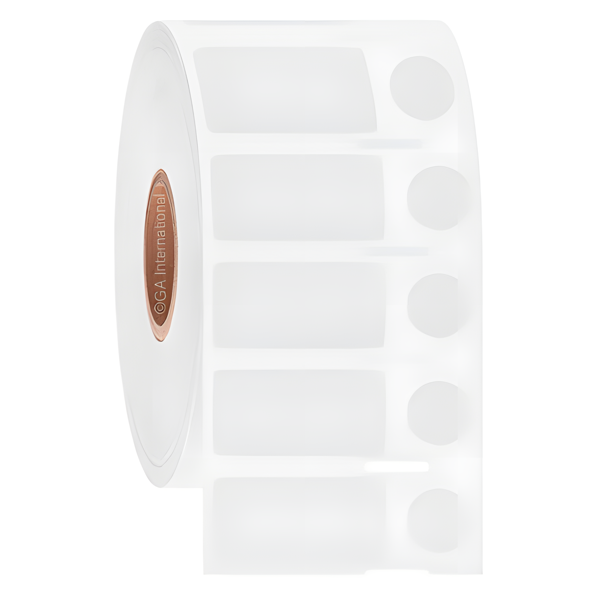 LabTAG 1″ x 0.5" + 0.375'' DT Cryo Labels (White) DTU-183NOTC1-1WH