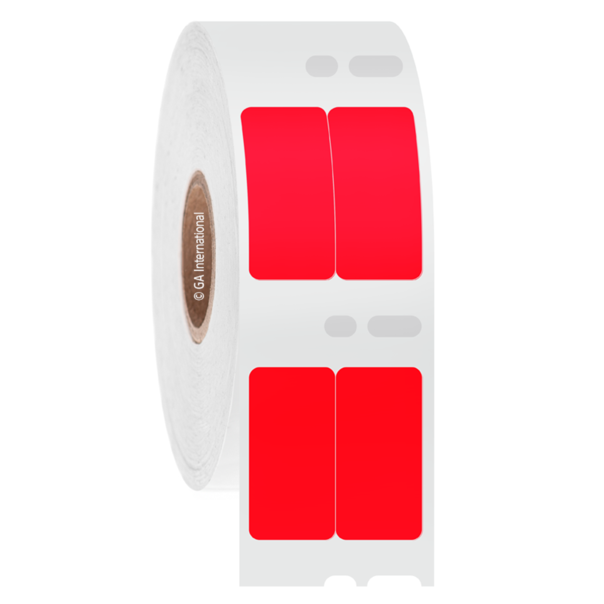 LabTAG 0.5" x 1" DYMO Labels (Red) [Non-Perforated] EDY-040RE