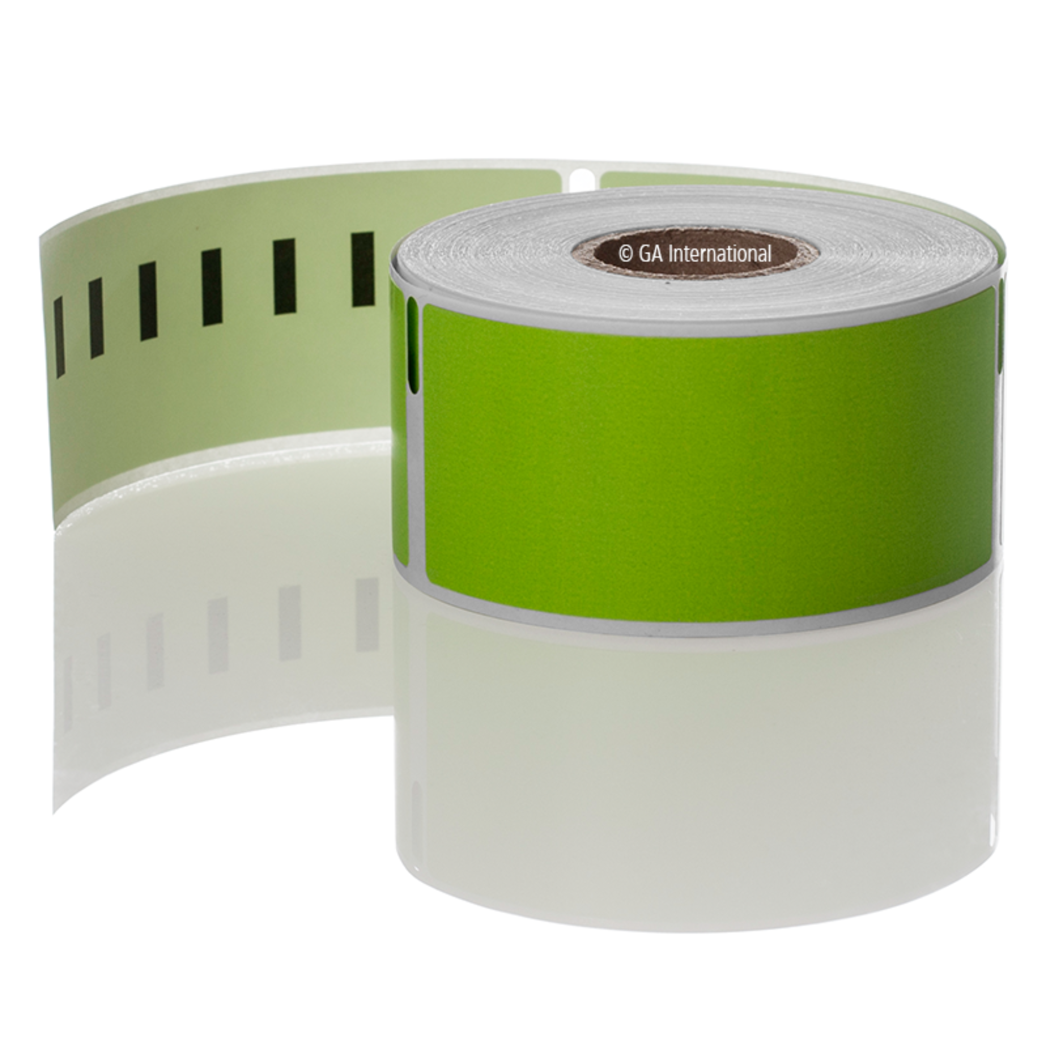 LabTAG 1.4" x 3.5" DYMO Labels (Green Apple) [Non-Perforated] EDY-074GA