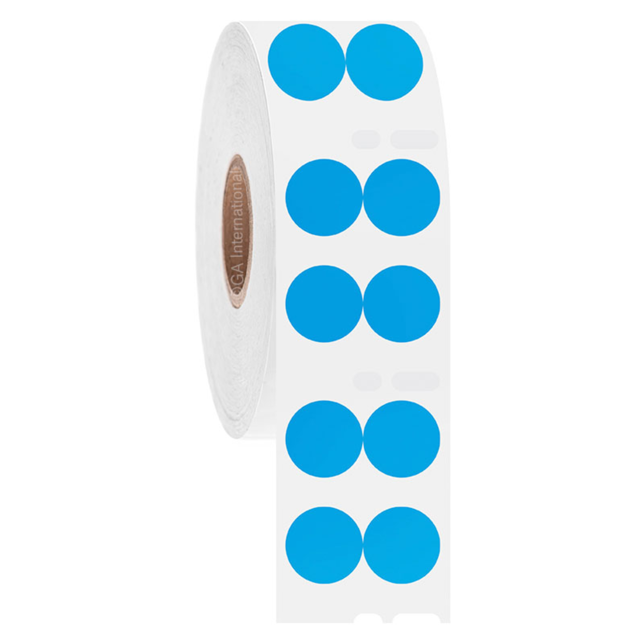 LabTAG 0.5″ Circle DYMO Cryogenic Labels (Blue) [Non-Perforated] EF1F-050BL