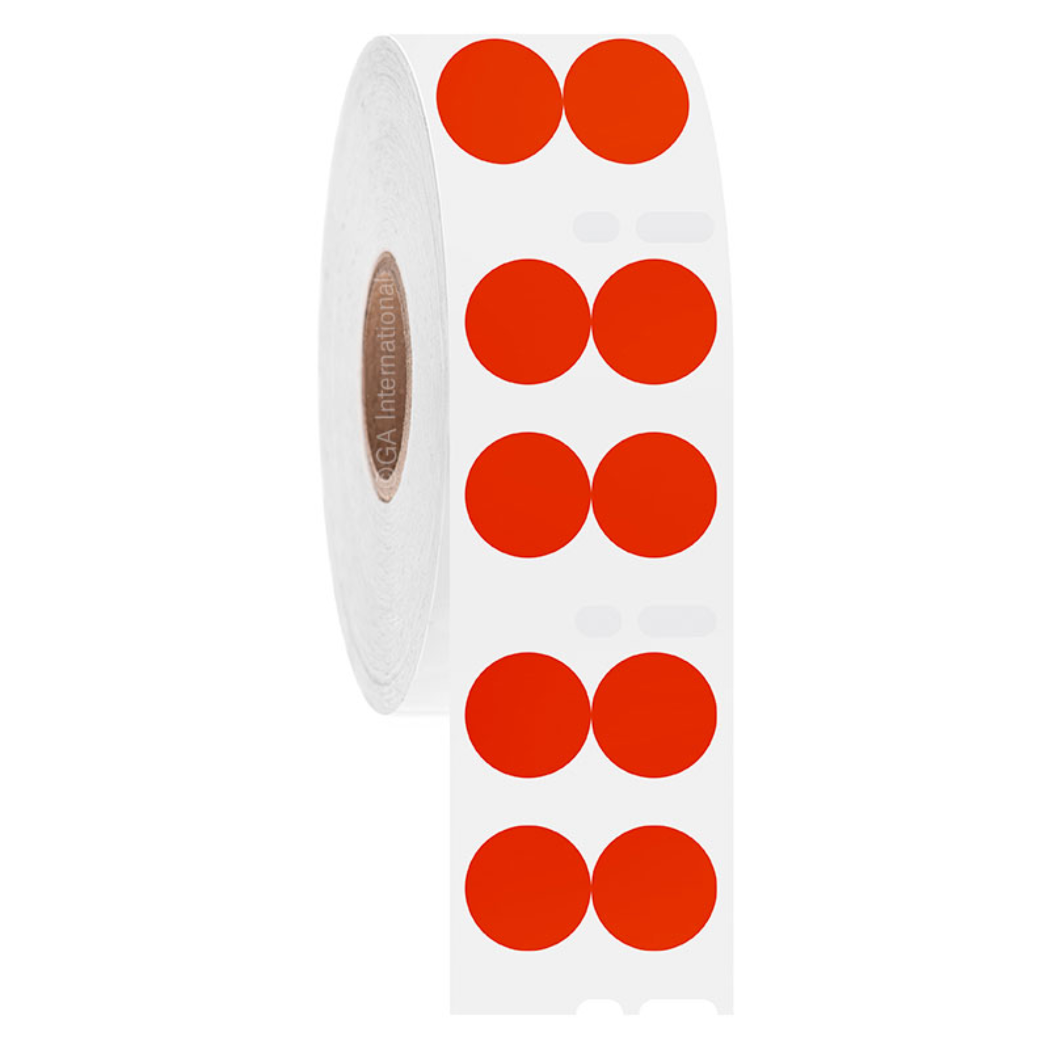 LabTAG 0.5″ Circle DYMO Cryogenic Labels (Red) [Non-Perforated] EF1F-050RE