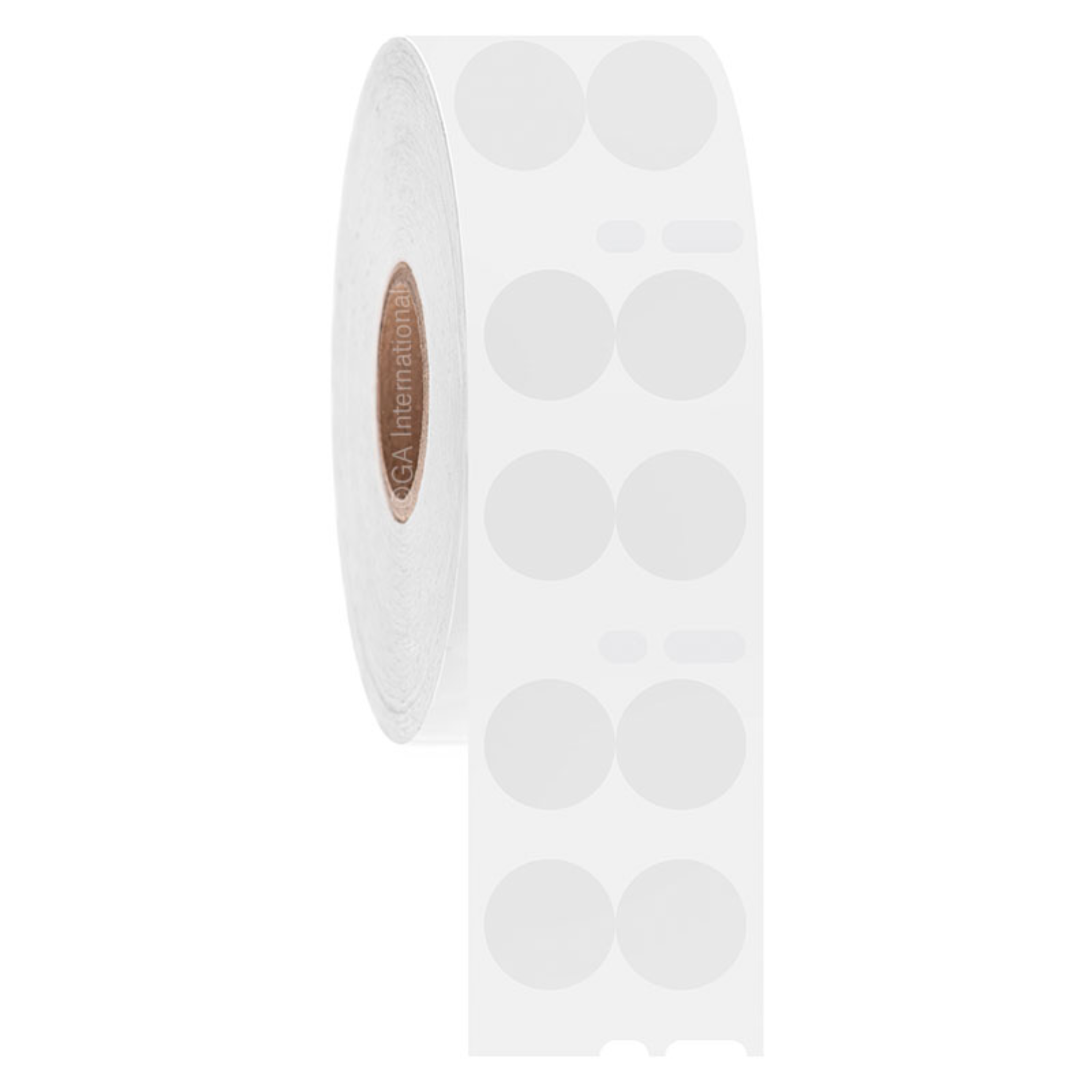 LabTAG 0.5″ Circle DYMO Cryogenic Labels (White) [Non-Perforated] EF1F-050WH