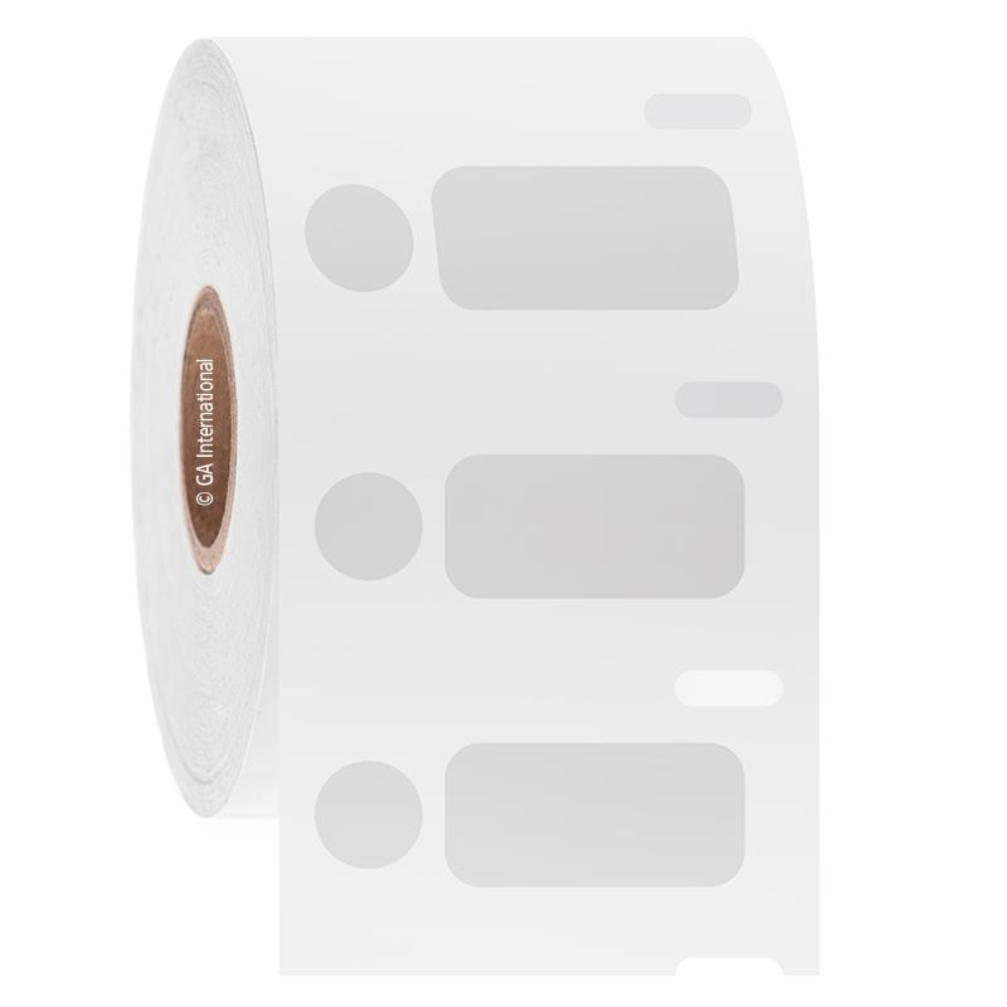 LabTAG 1.04″ x 0.5″ + 0.375″ Circle DYMO Cryogenic Labels (White) [Non-Perforated] EG1F-081WH
