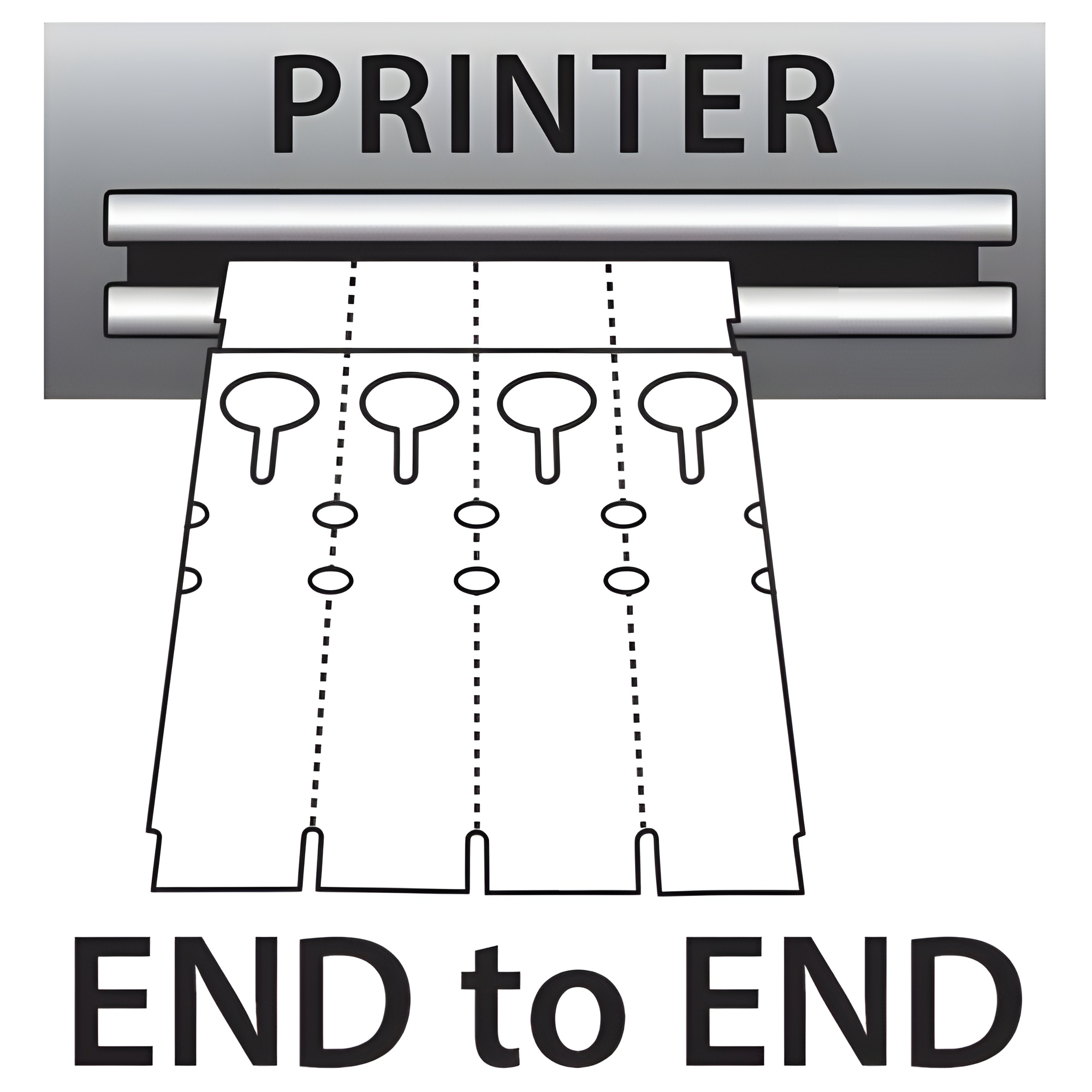 BarcodeFactory 10x1 Thermal Blue Tree Wrap Tags [Perforated] BAR-EP10X1X4P-BL