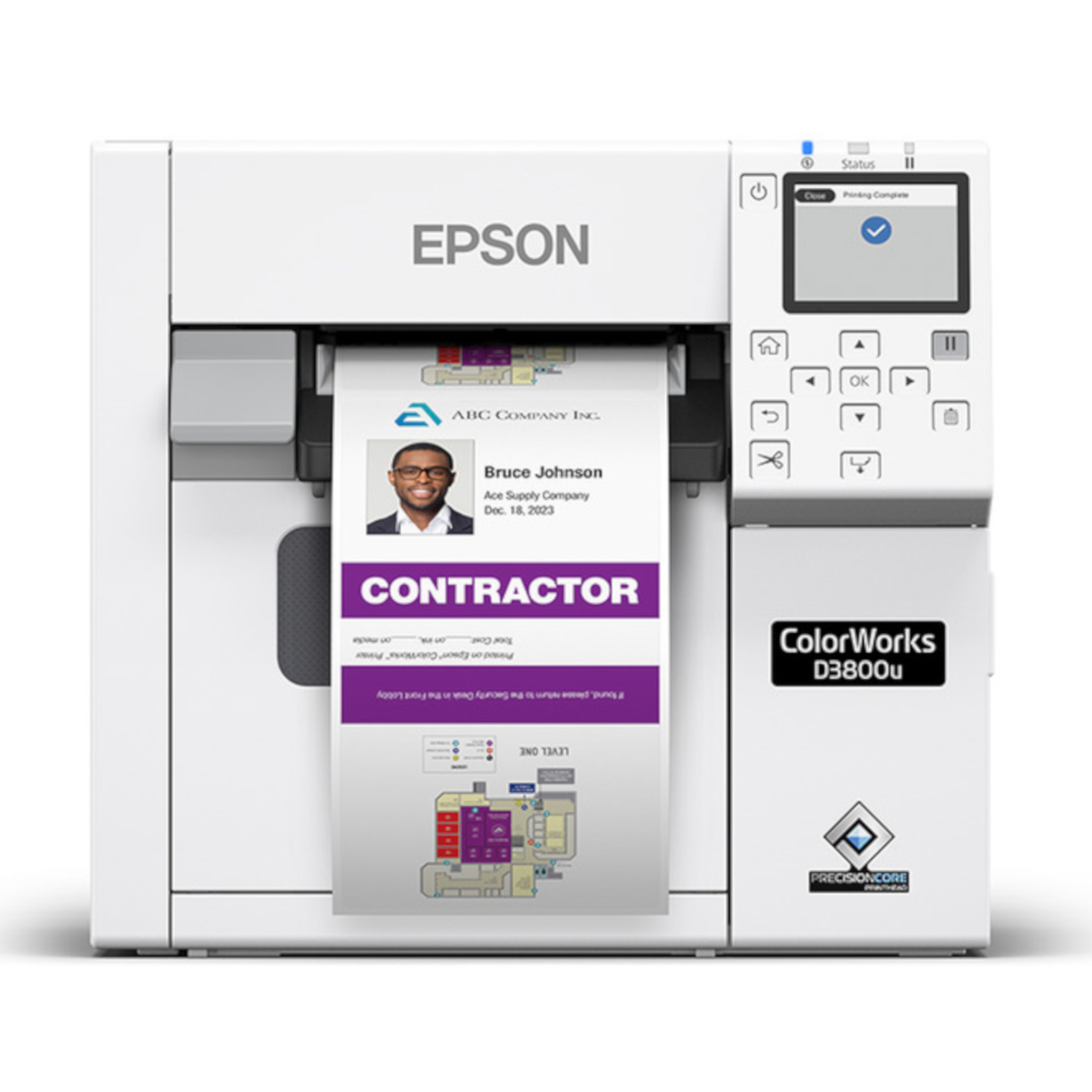 Epson ColorWorks CW-D3800 Color Inkjet Label Printer C31CK03201