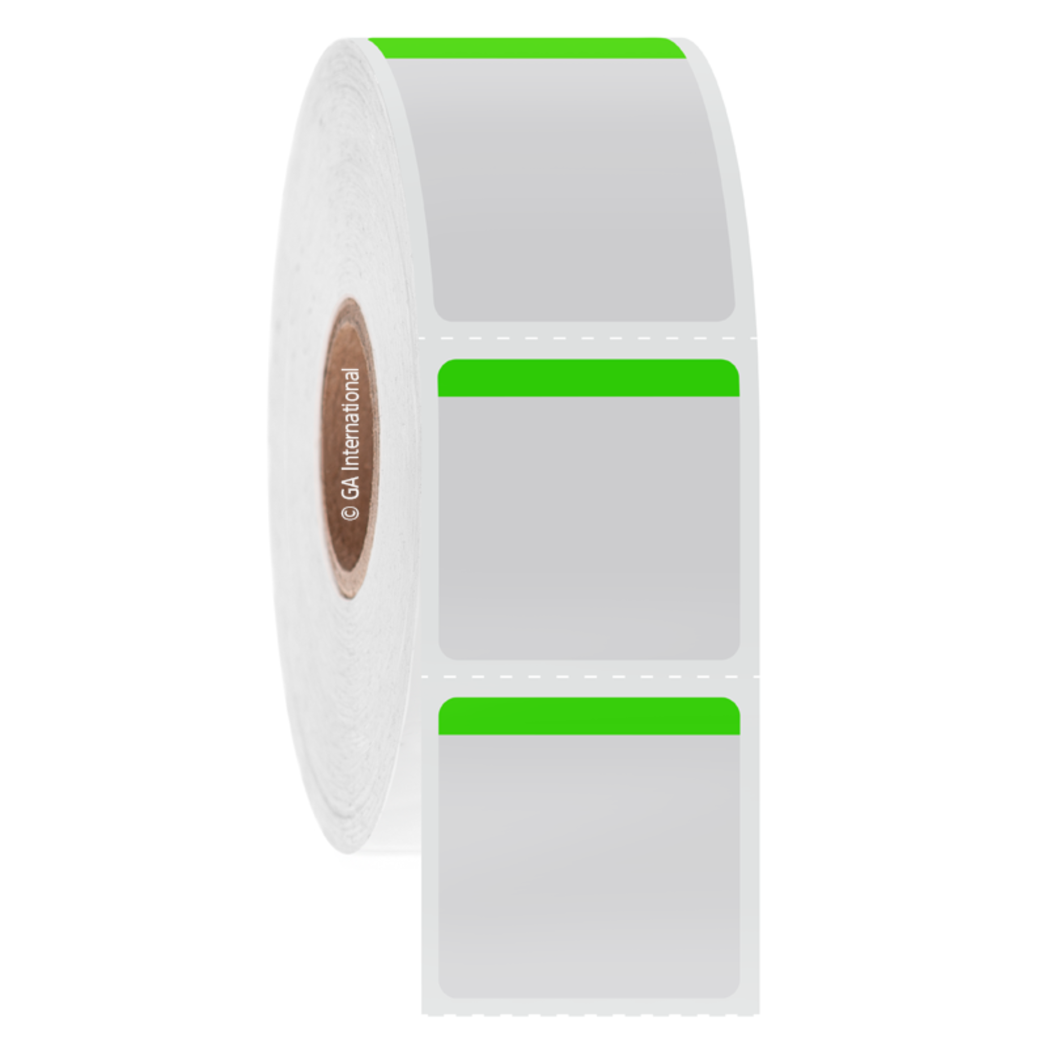 LabTAG 1" x 1" Deep-Freeze TT Labels (Green Apple Tab) FJT-29C1-1BGA