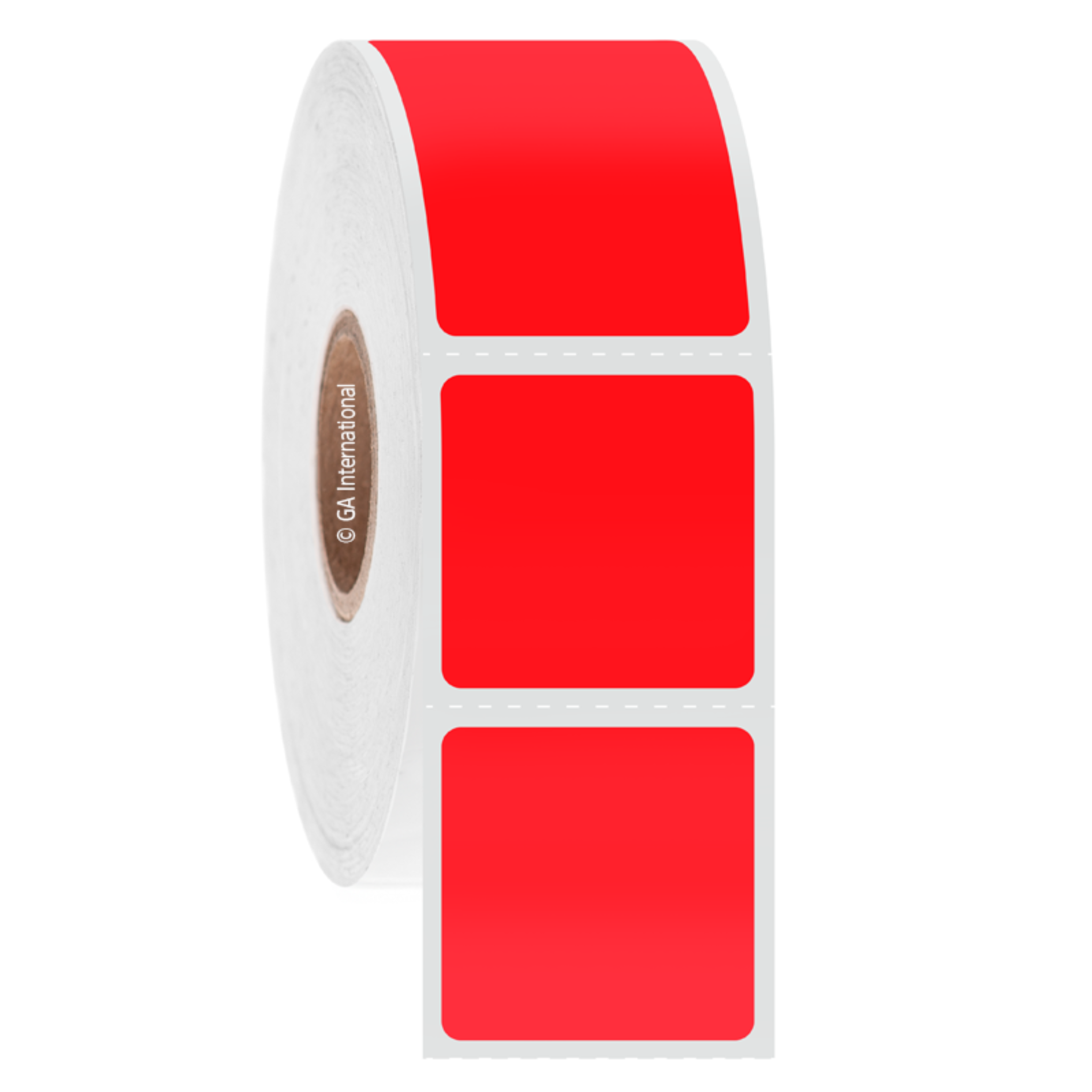 LabTAG 1" x 1" Deep-Freeze TT Labels (Red) FJT-29C1-1RE