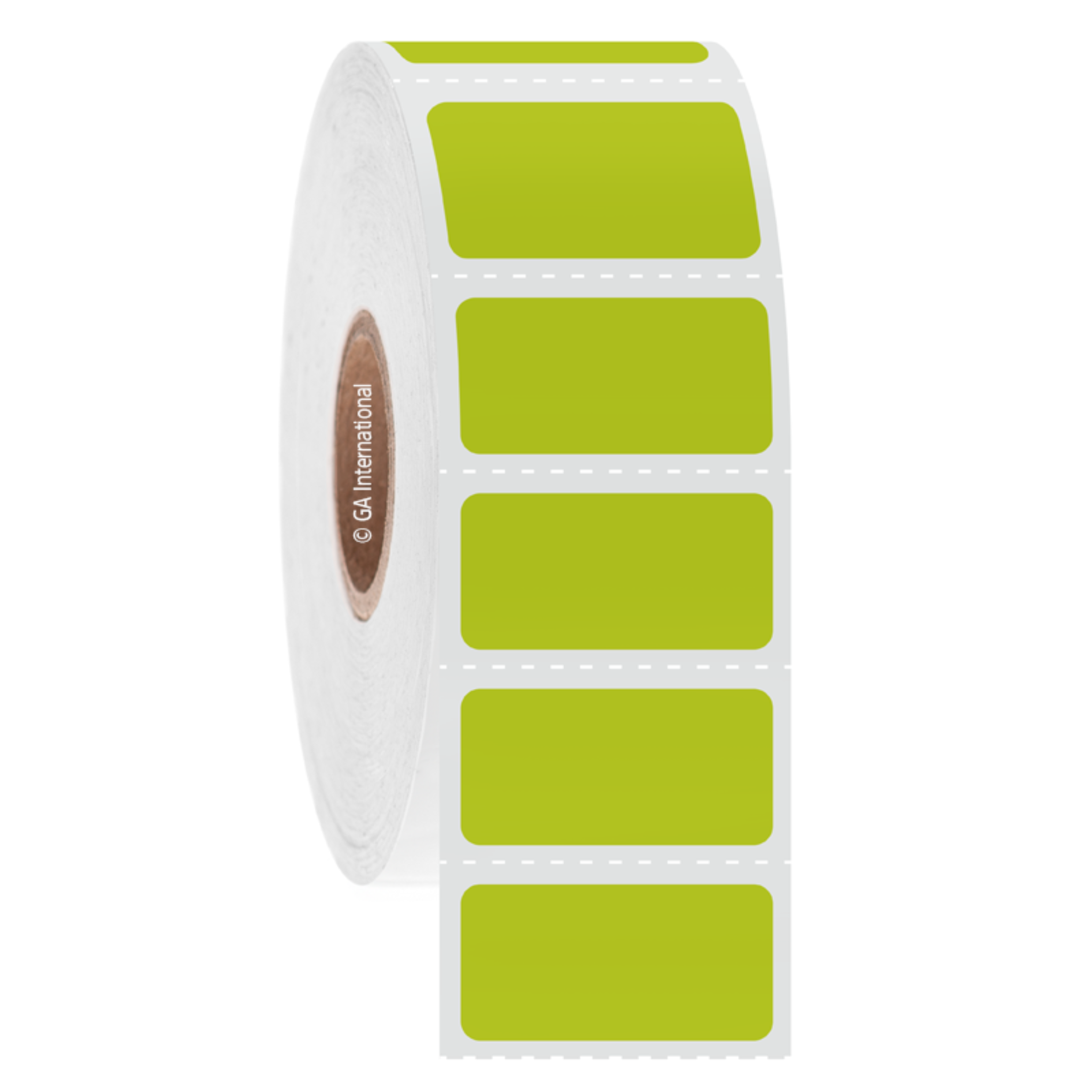 LabTAG 1" x 0.5" Deep-Freeze TT Labels (Lemon) FJT-7C1-1LE