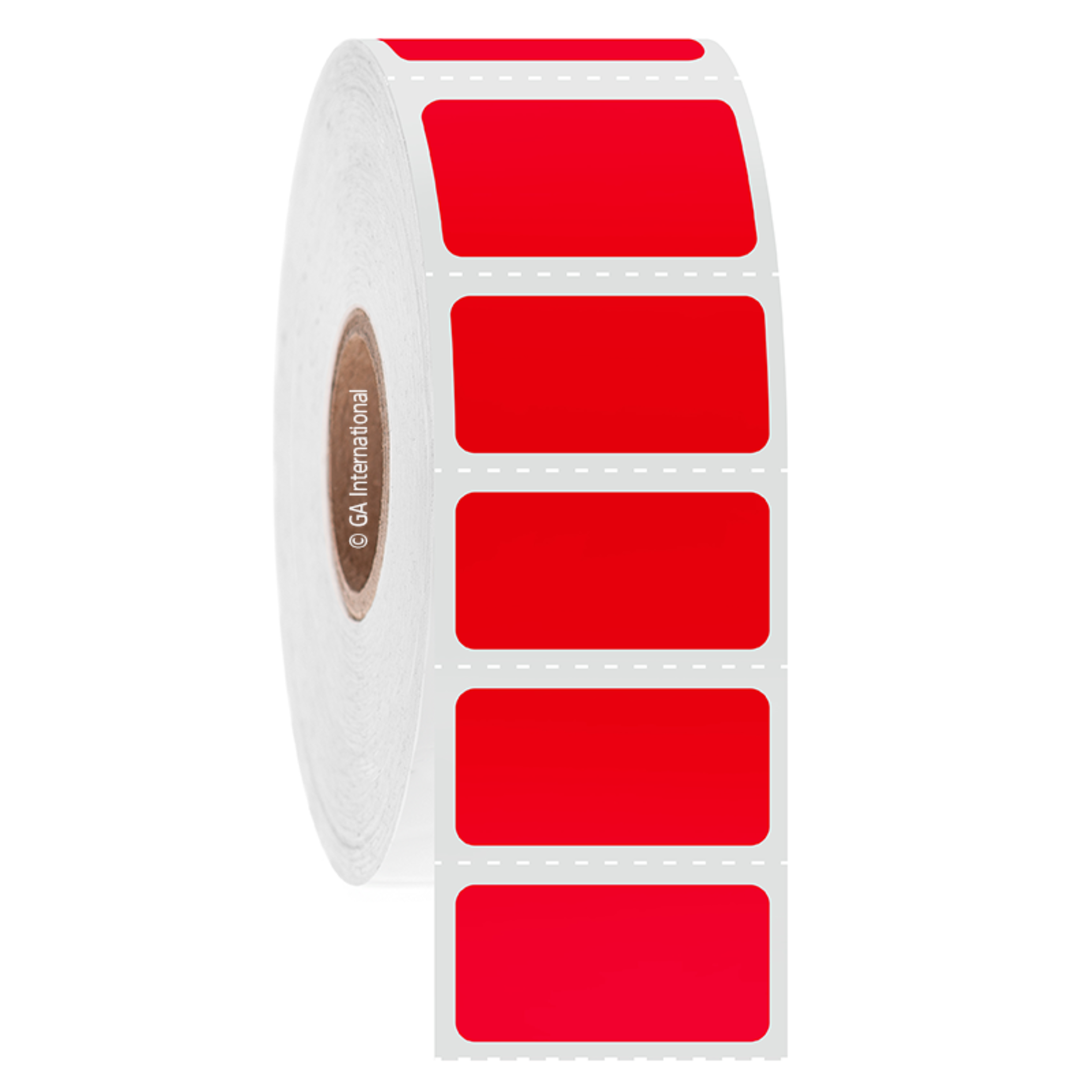 LabTAG 1" x 0.5" Deep-Freeze TT Labels (Red) FJT-7C1-1RE