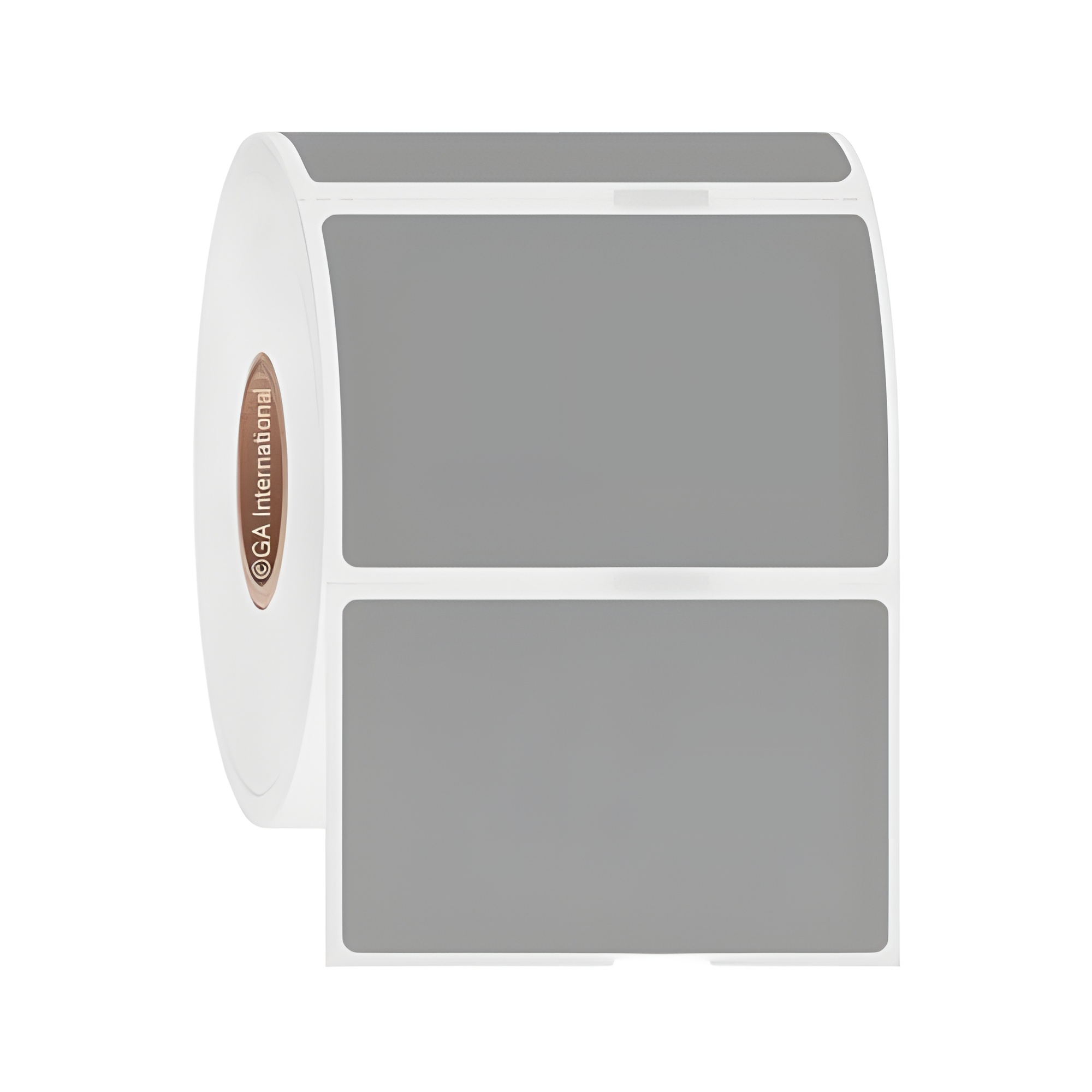 LabTAG UbiCling 2.125x1.375  TT Label [Cling, Perforated, Notched, Grey] GFS-551NOTC1-0.5GR