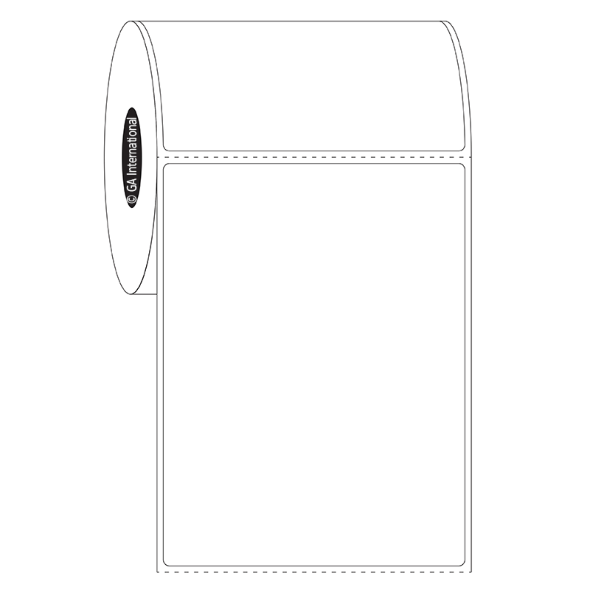 LabTAG 3" x 4" TT Paper Labels (Red) GPB-134C1-0.3RE