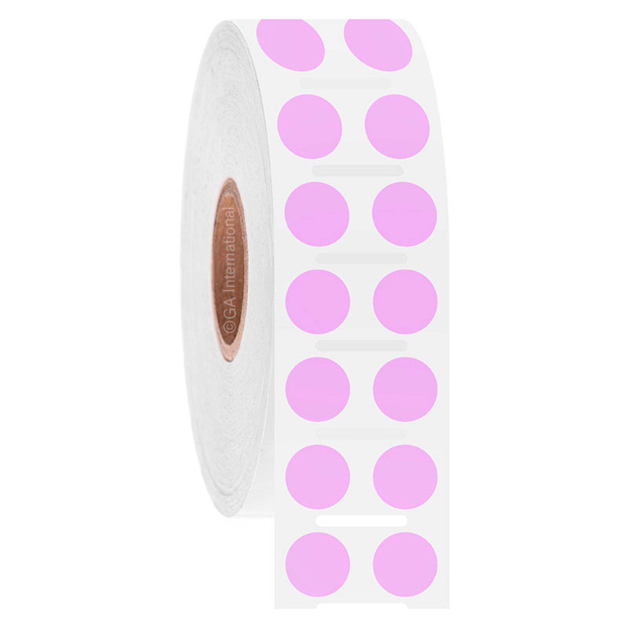 LabTAG 0.354" (circle) Notched TT Paper Labels (Violet) GPB-61NPNOTC1-2VI