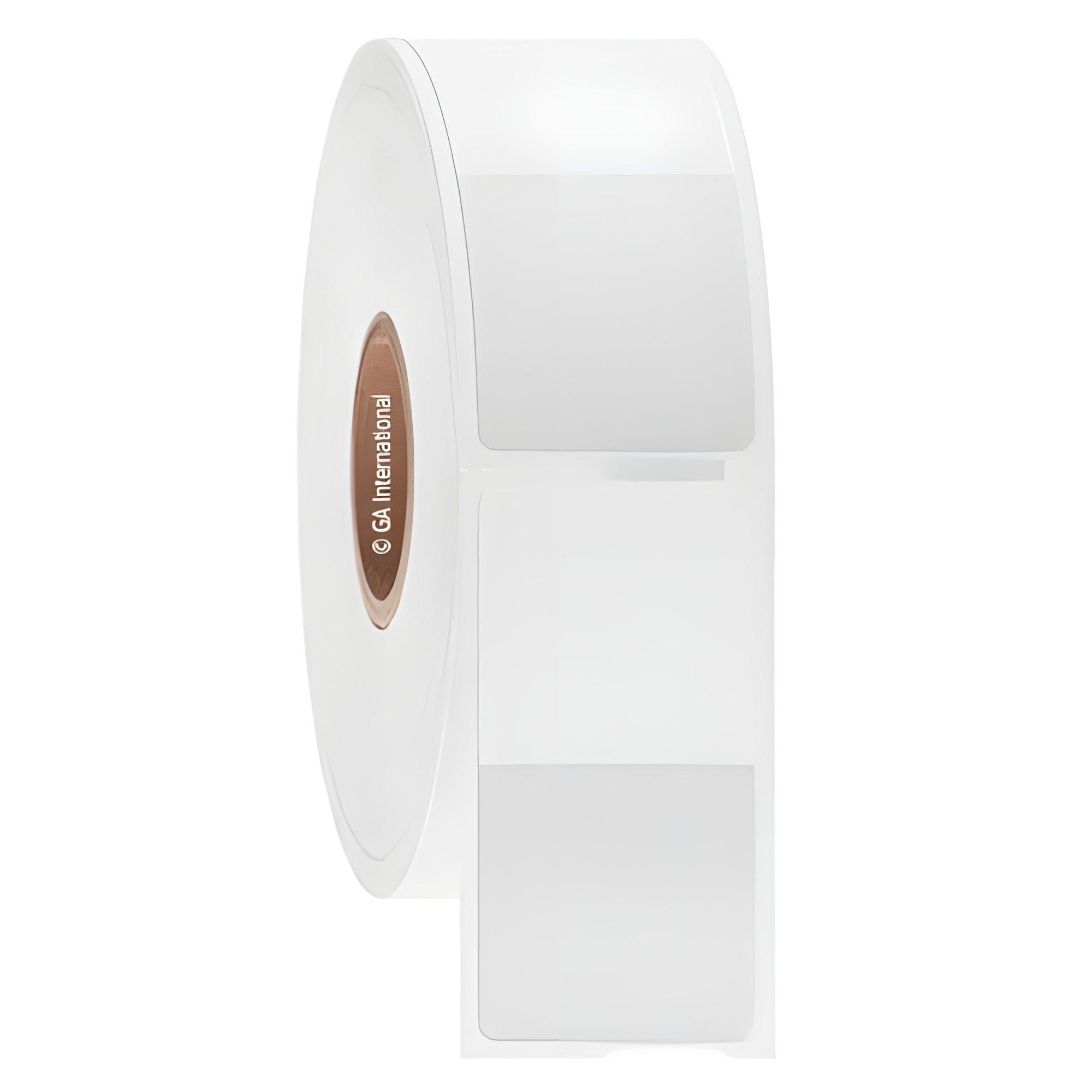 LabTAG 0.866" x 0.866" + 0.866" Wrap-Around Cryo Labels (White + Clear Transparent) HBTT-344NOTC1-1WH