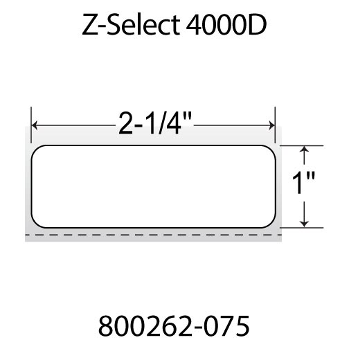 Zebra Label [Perforated] 800262-075