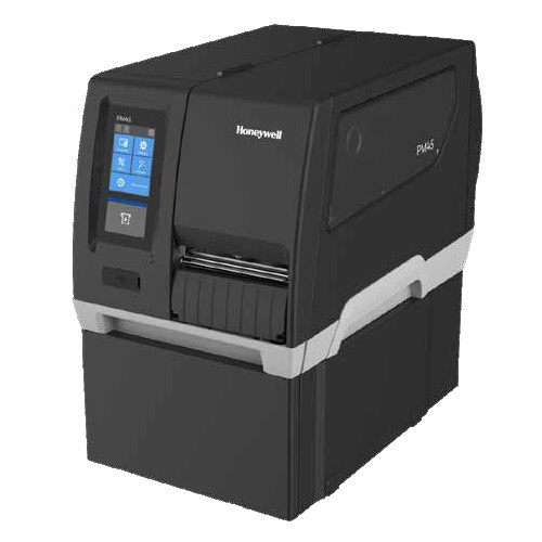 Honeywell PM45 TT Printer [203dpi, Ethernet, Internal Rewind, Peel and Present Sensor, Touch Display, TAA Compliant] PM45G10010050201