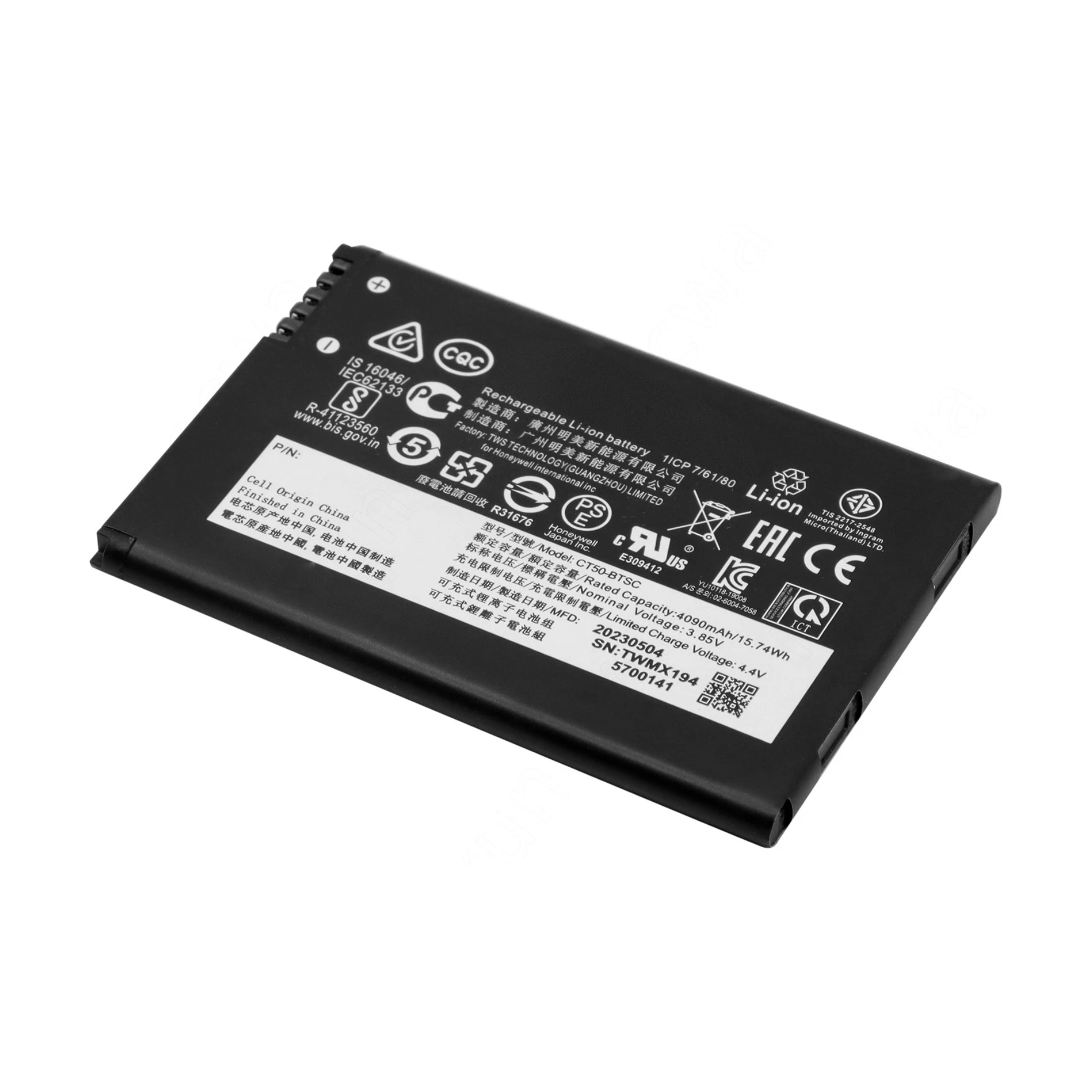 Honeywell CT60XP Battery Pack 318-055-118
