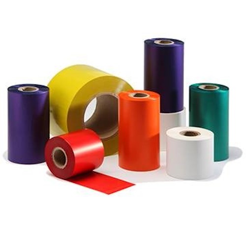 IIMAK Color Ribbons 2.99in x 1181ft Red Wax/Resin FGA076E3