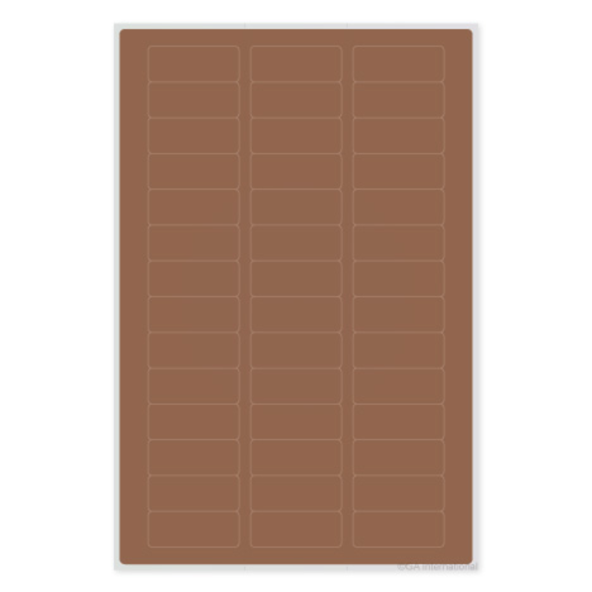 LabTAG 1.02" x 0.4" Cryogenic Labels (Brown) JTA-2610BR
