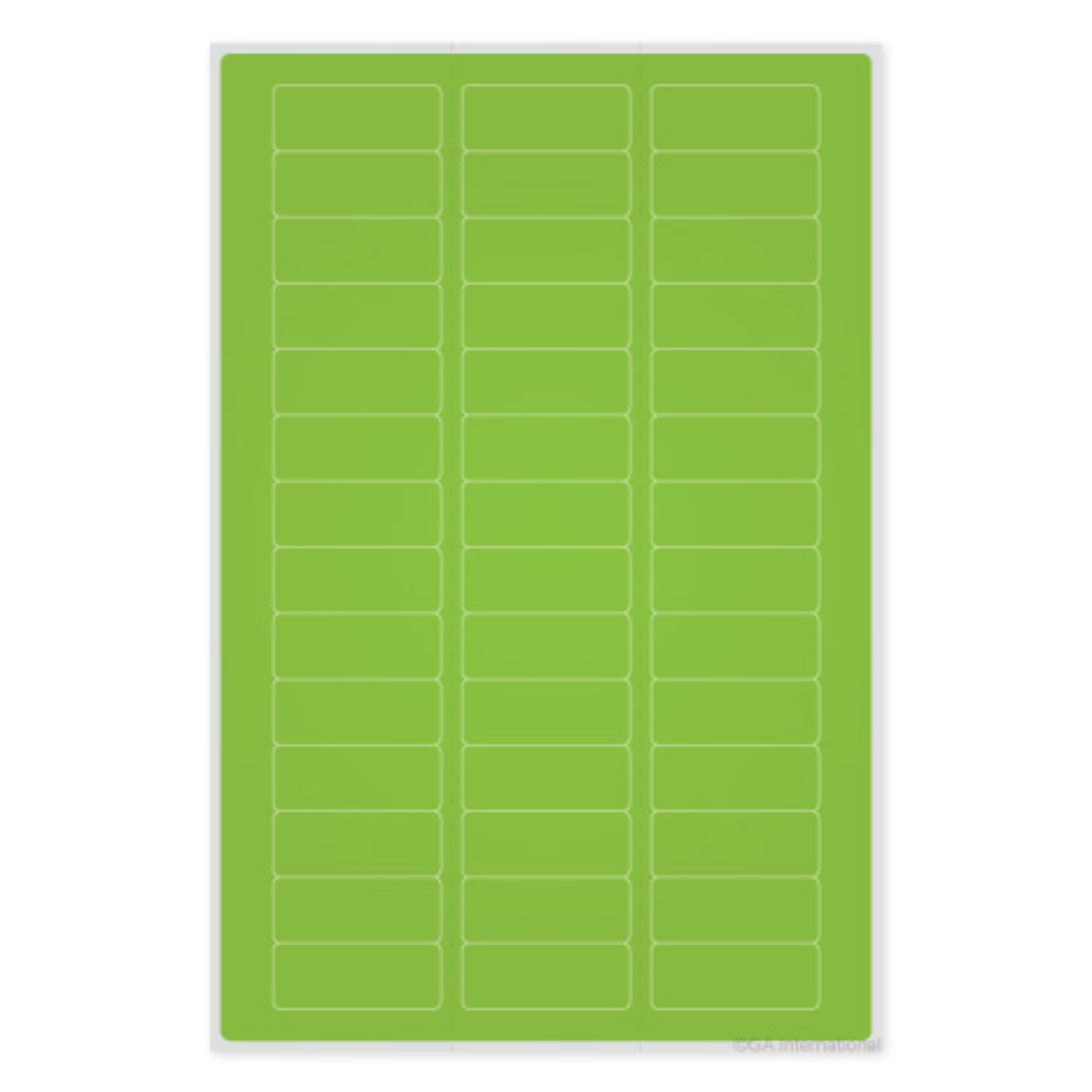 LabTAG 1.02" x 0.4" Cryogenic Labels (Green Apple) JTA-2610GA