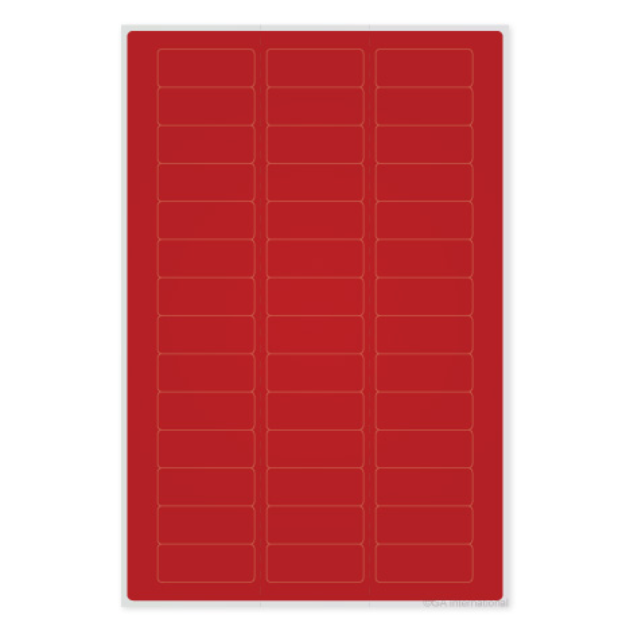 LabTAG 1.02" x 0.4" Cryogenic Labels (Red) JTA-2610RE
