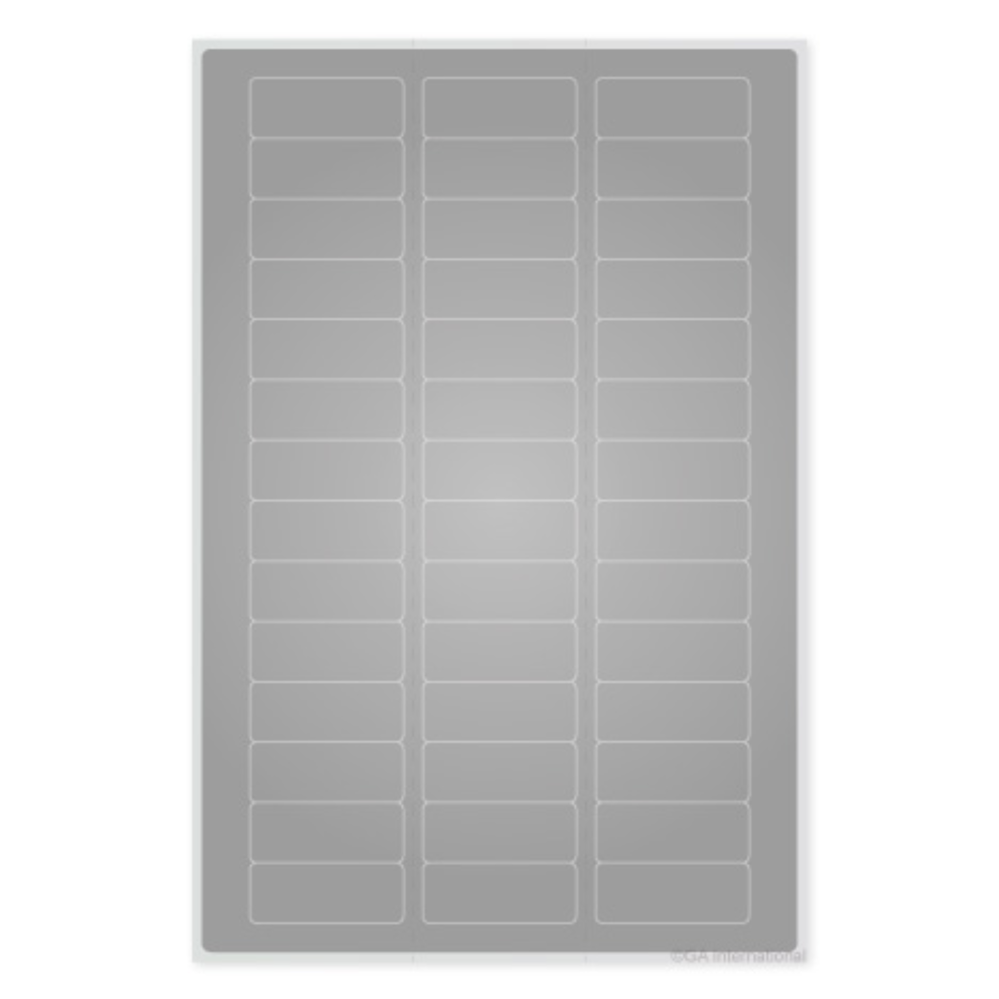 LabTAG NitroTAG  Synthetic Rewritable Label [3up, Silver] JTA-2610SI