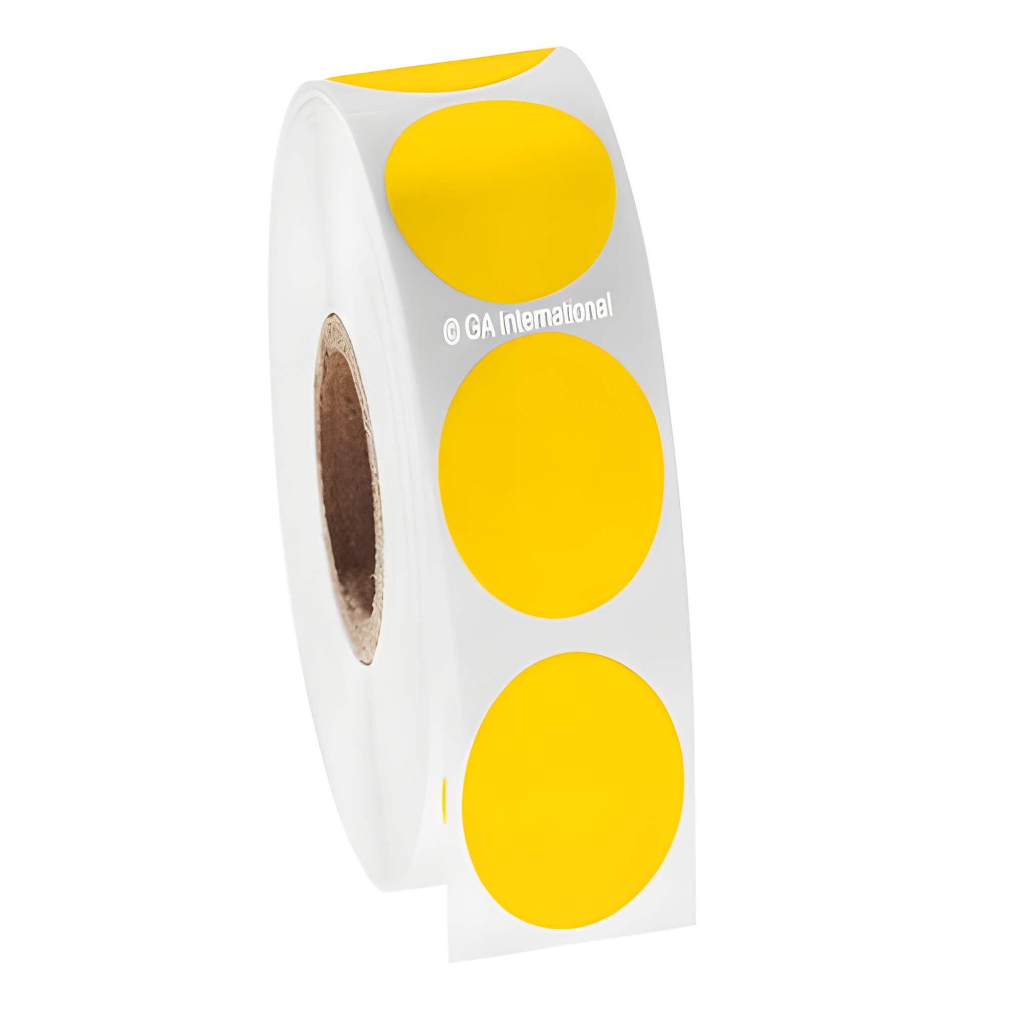 LabTAG 1" (circle) Yellow Cryogenic Labels JTTA-115C1-1YE