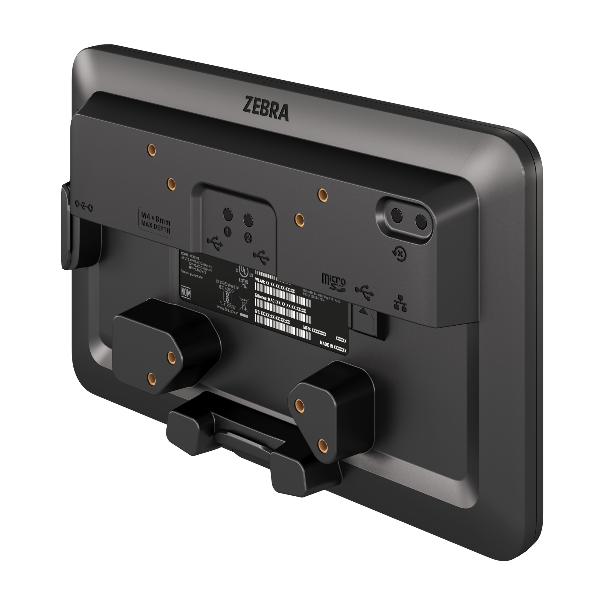 Zebra KC401 10" Kiosk Computer [Wi-Fi, Android] KC4010B-00101CP0-NA