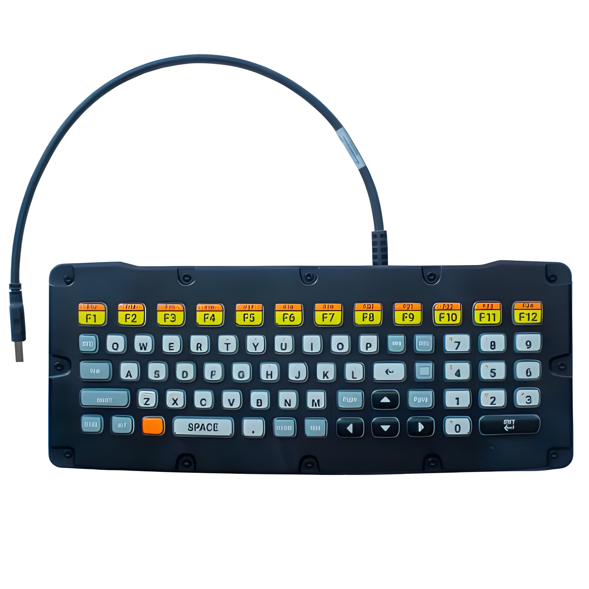 Zebra VC USB Keyboard QWERTY with USB Type A Cable KYBD-QW-ET-S-1