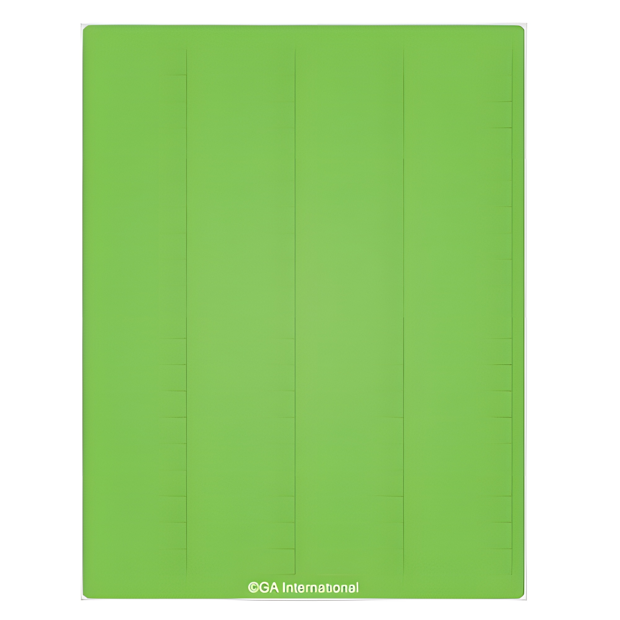 LabTAG 1.75″ x 0.5″ Green Cryo Laser Labels (8.5″ x 11″ Sheet Size) LCS-13GA