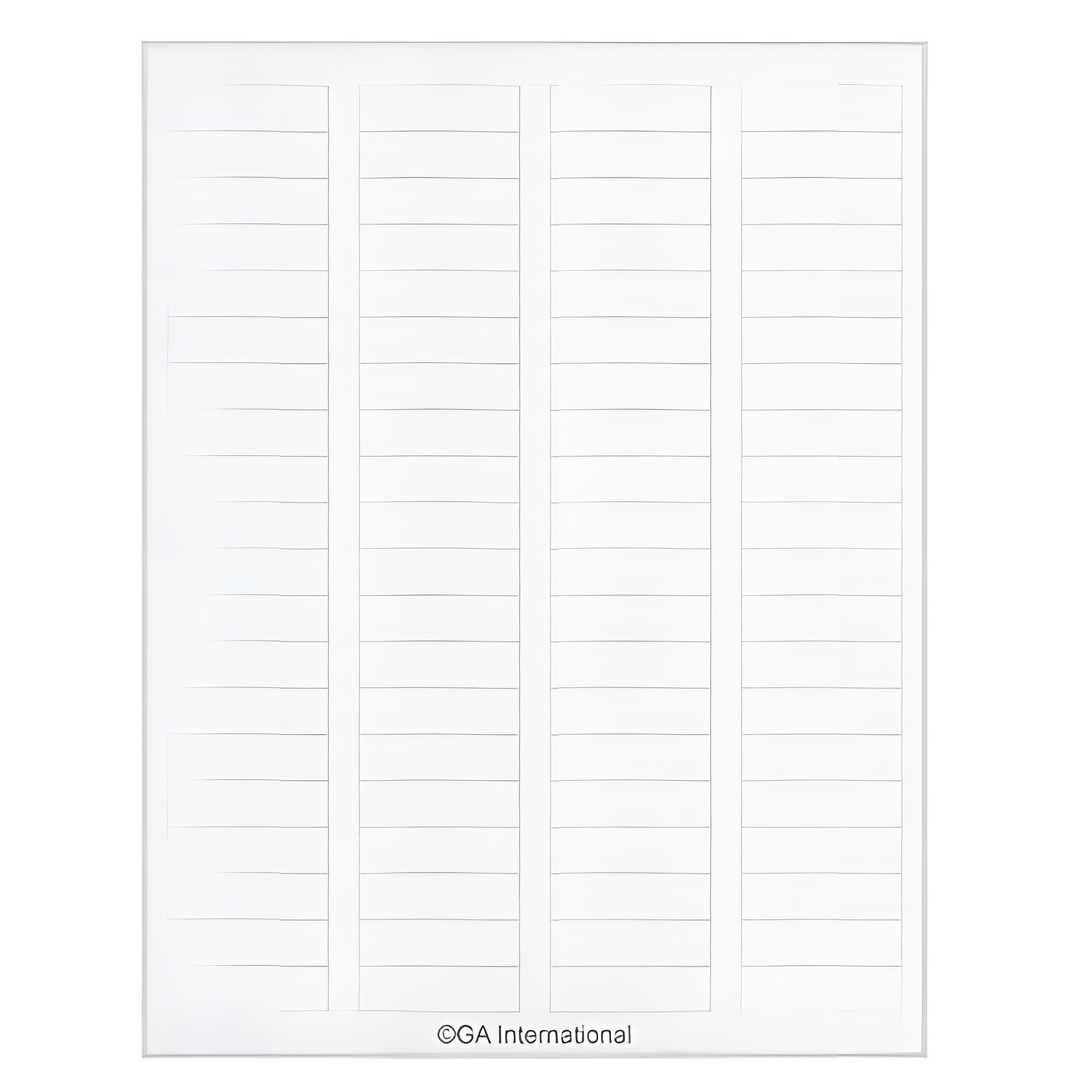 LabTAG 1.75″ x 0.5″ Cryo Laser Labels (8.5″ x 11″ Sheet Size) LCS-13WH