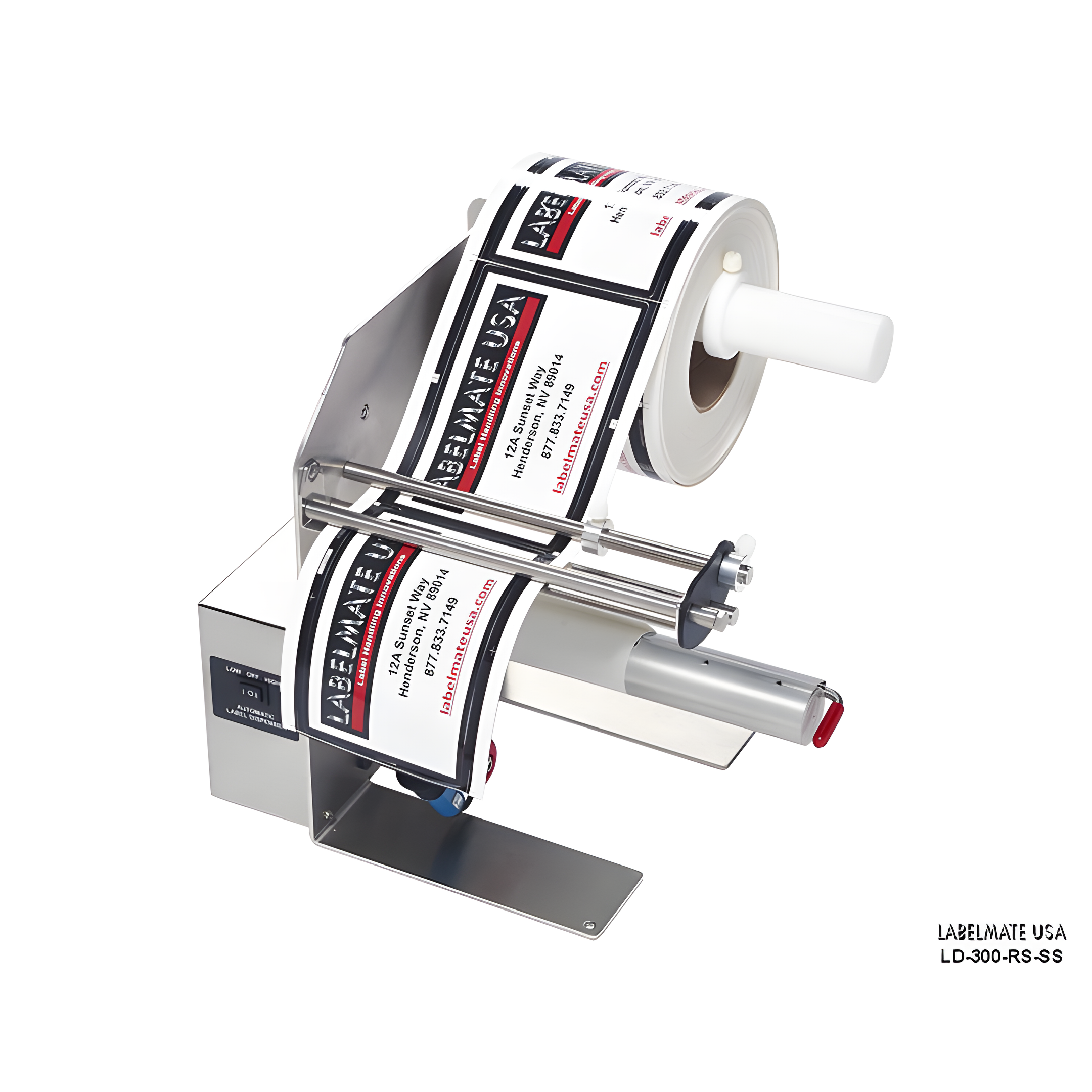 Labelmate LD-300-U-SS Automatic Label Dispenser [8.5”, Transparent & Opaque] LD-300-U-SS