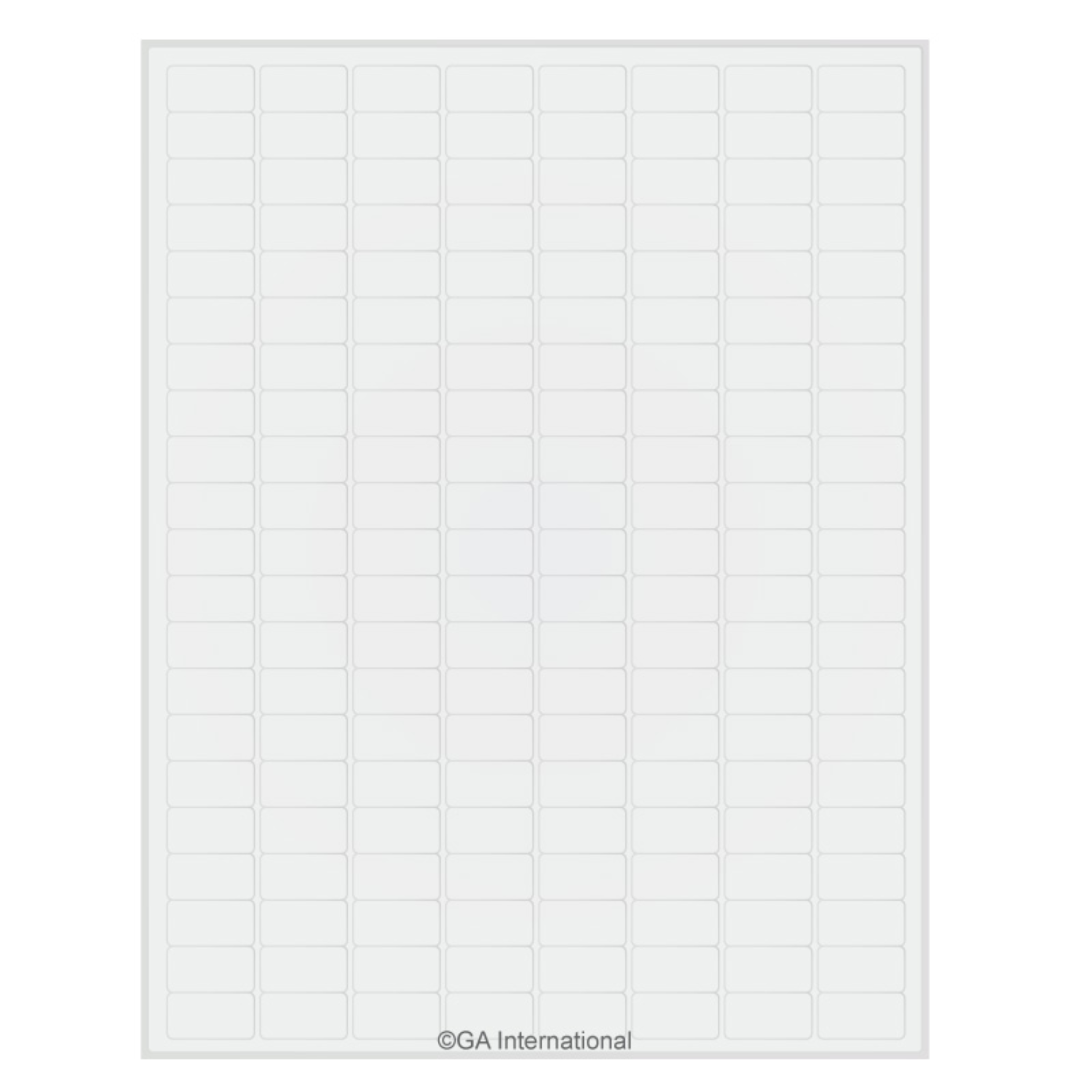 LabTAG 0.94″ x 0.5″ InkJet Laser Paper Labels (US Letter Sheet Size) LIP-12WH