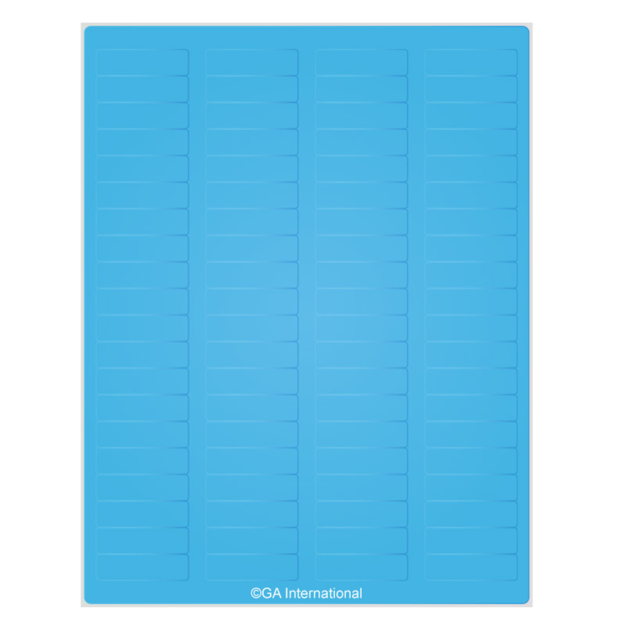 LabTAG 1.75″ x 0.5″ InkJet Laser Paper Labels (US Letter Sheet Size) LIP-13BL