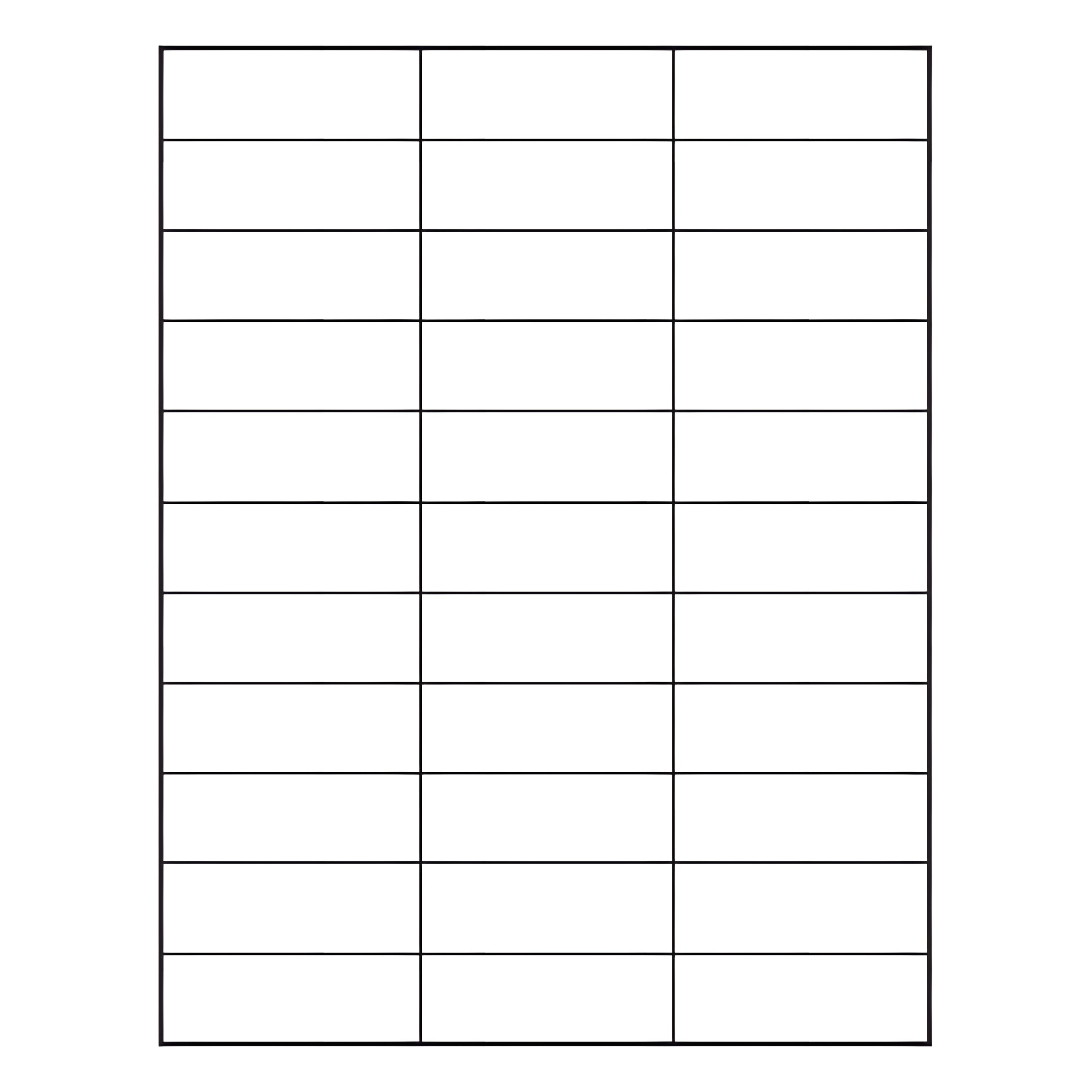 Barcodefactory 2.83x1  Laser Label BAR-DL256-1-100