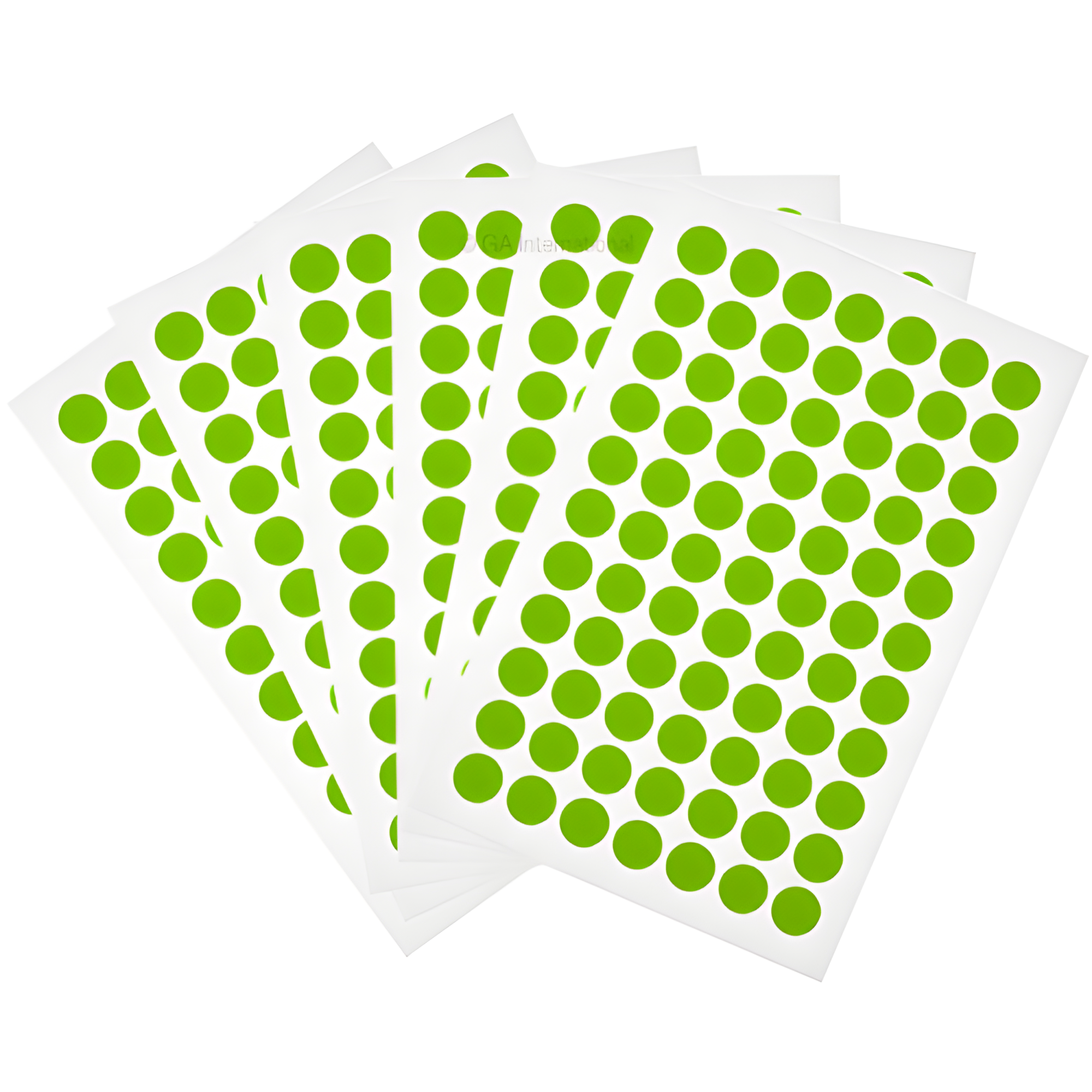 LabTAG 0.44" Circle Cryogenic Labels (Green Apple) LT-11GA