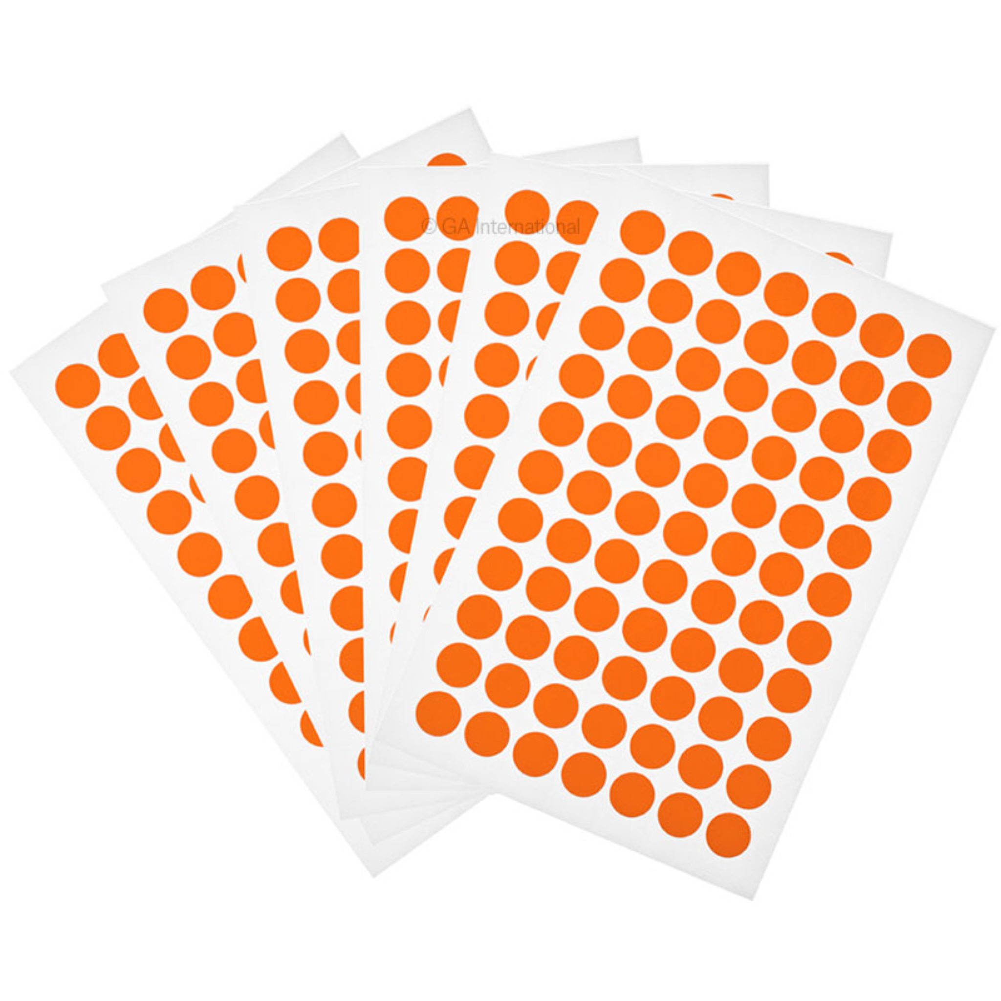 LabTAG 0.44" Circle Cryogenic Writable Labels (Orange) LT-11OR