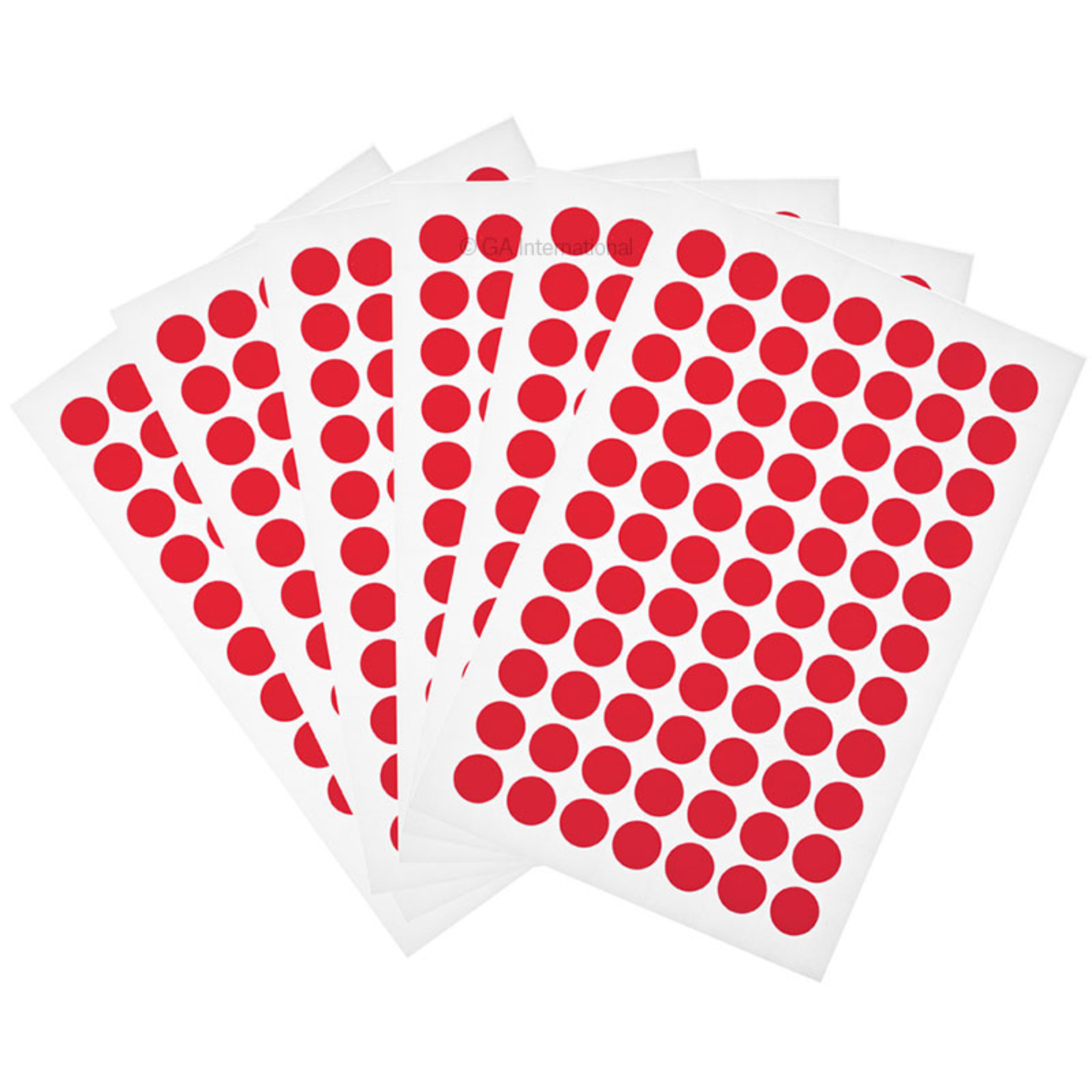 LabTAG 0.44" Circle Cryogenic Writable Labels (Red) LT-11RE