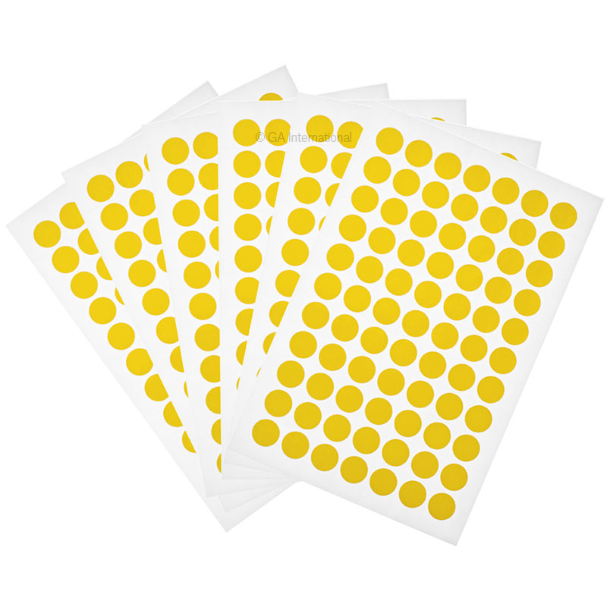 LabTAG 0.44" Circles Cryogenic Writable Labels (Yellow) LT-11YE