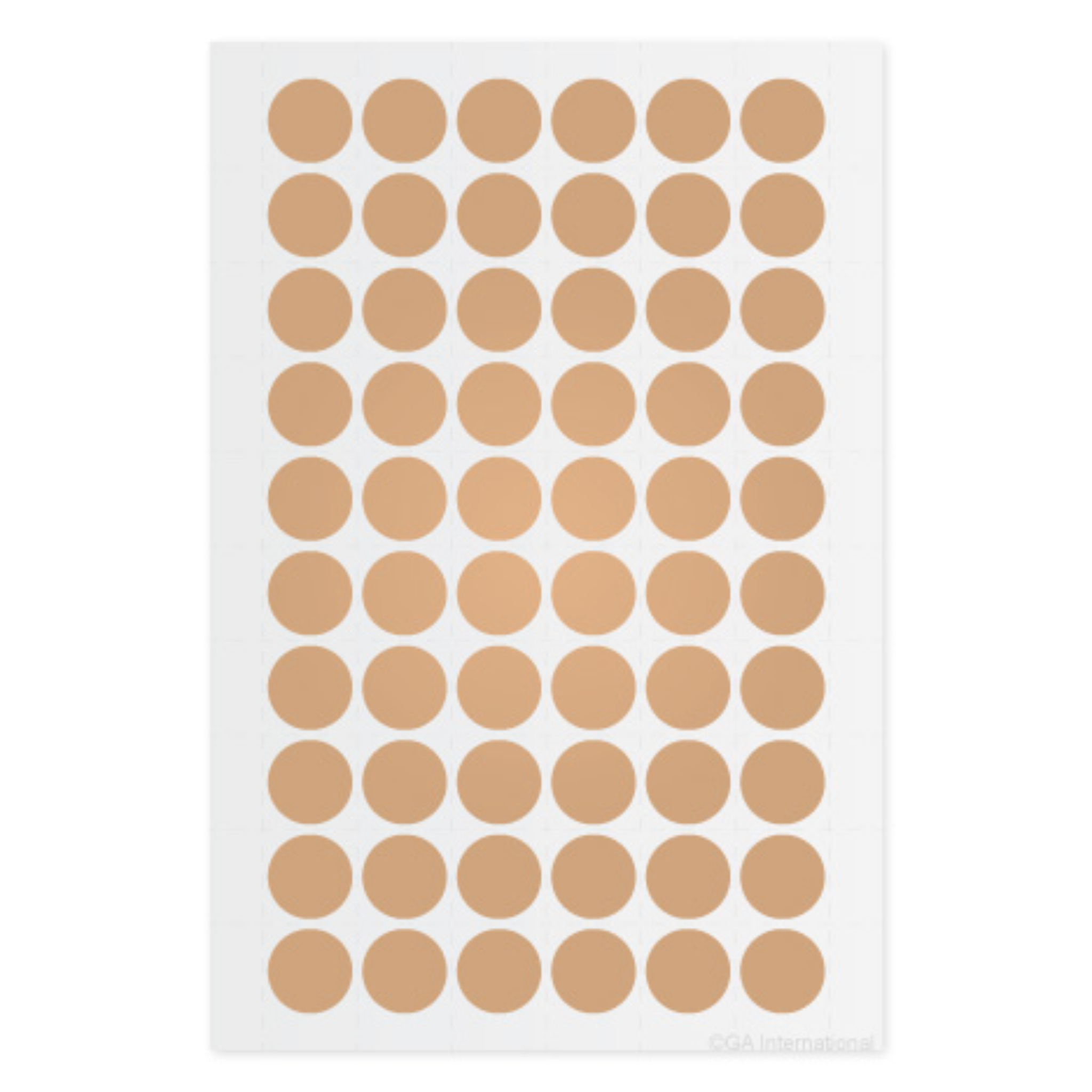 LabTAG 0.5" Circle Cryogenic Writable Labels (Beige) LT-13BE