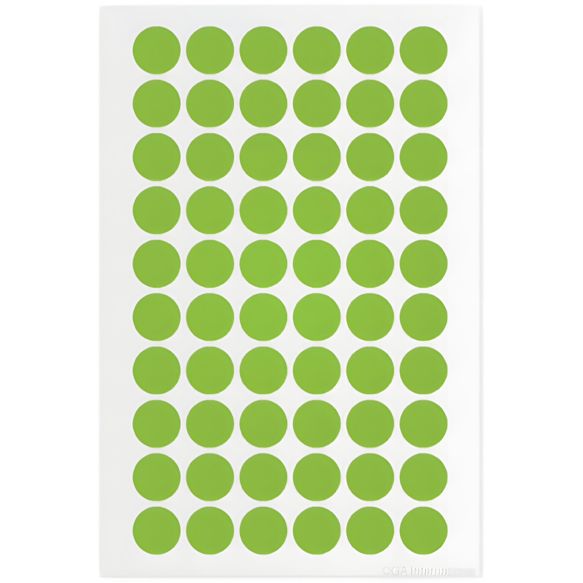 LabTAG 0.5" Circle Cryogenic Labels (Green Apple) LT-13GA