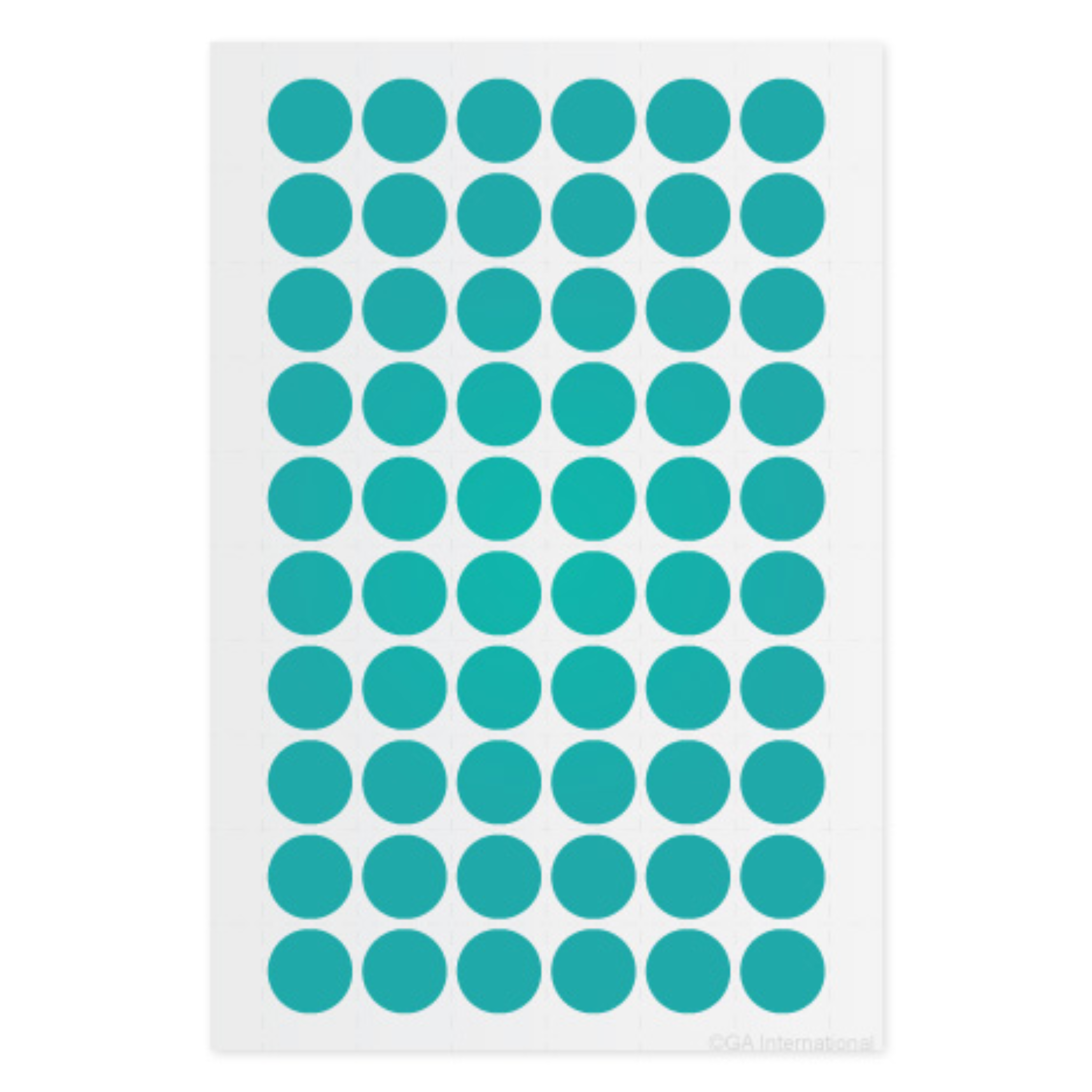 LabTAG 0.5" Circle Cryogenic Writable Labels (Green Seafoam) LT-13GS
