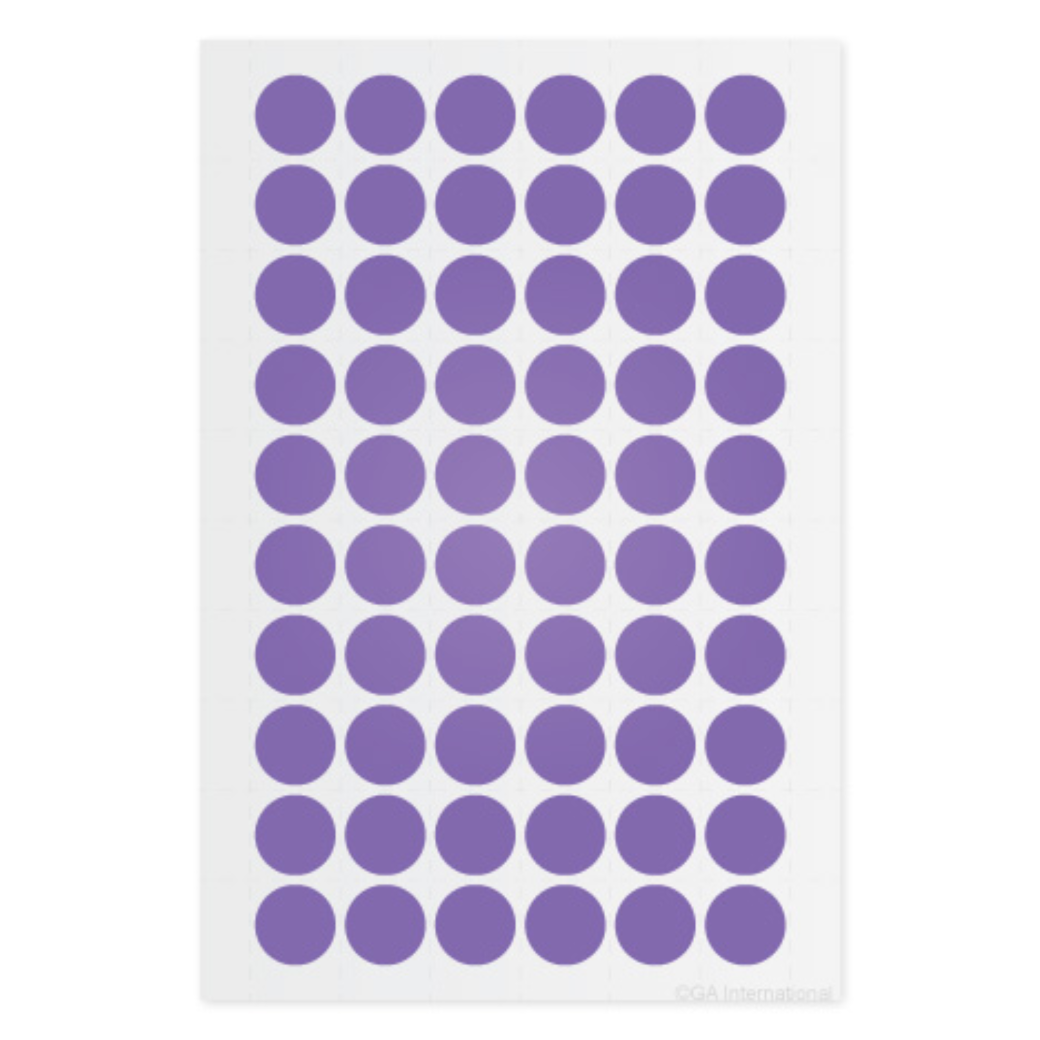 LabTAG 0.5" Circle Cryogenic Writable Labels (Lavender) LT-13LA