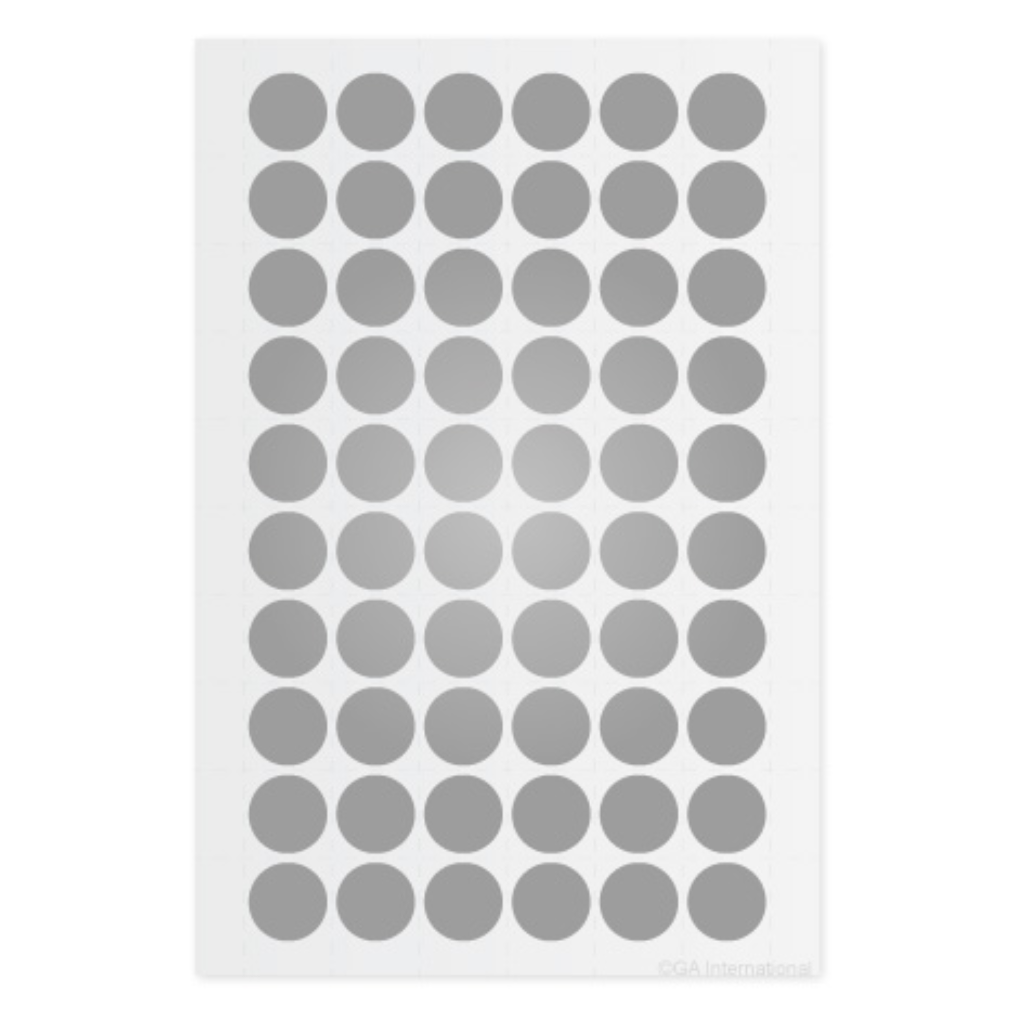 LabTAG 0.5" Circle Cryogenic Writable Labels (Silver) LT-13SI